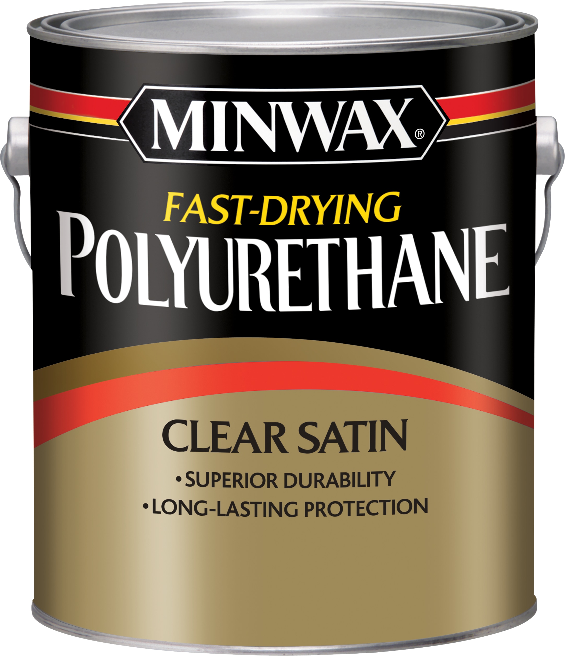 Minwax Fast Drying Polyurethane Spray, Protective Wood Finish, Warm Satin,  11.5 oz. Aerosol Can