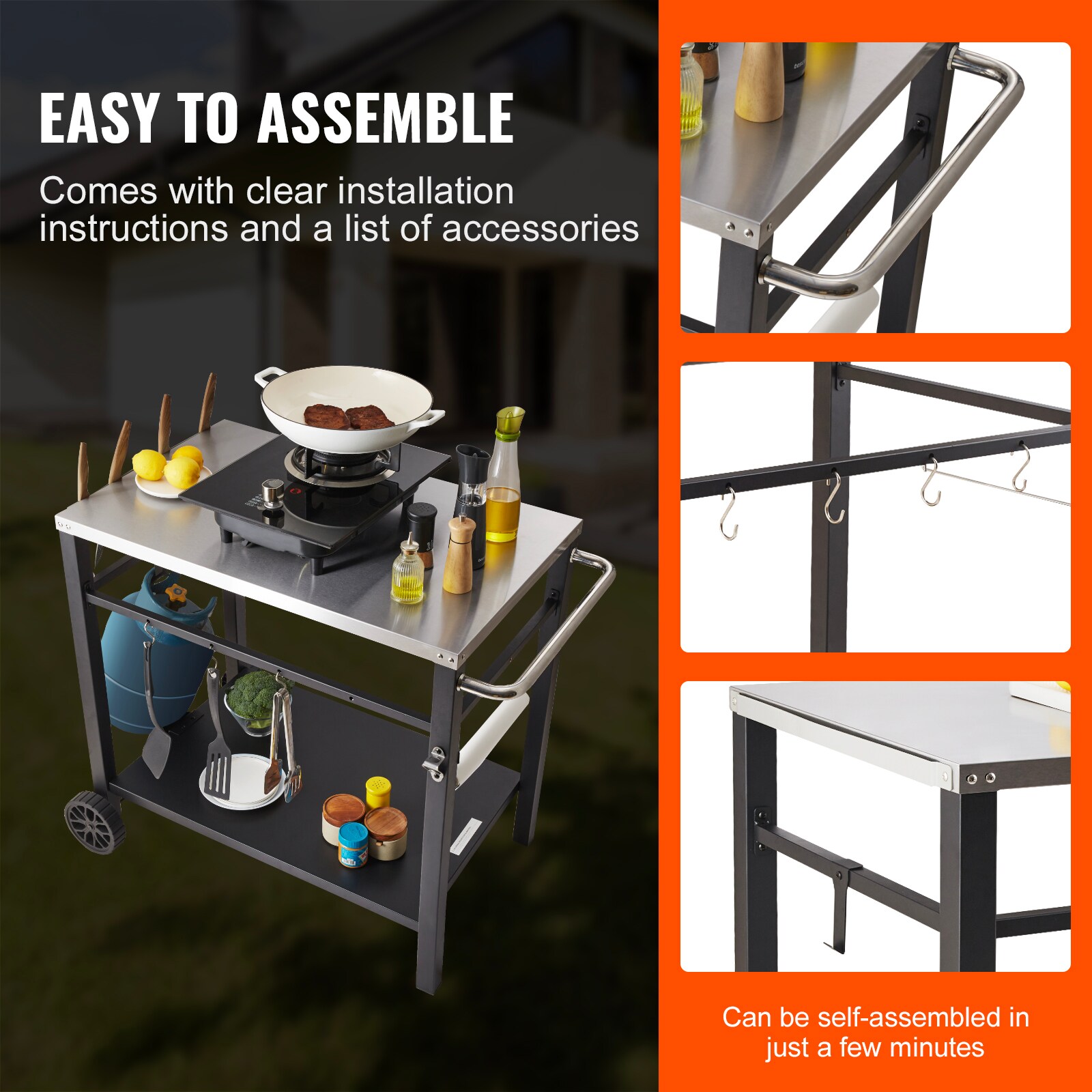 SVOPES SVOPESJSHWBCT02510V0 Grill-Carts-Grill-Stands - View #7