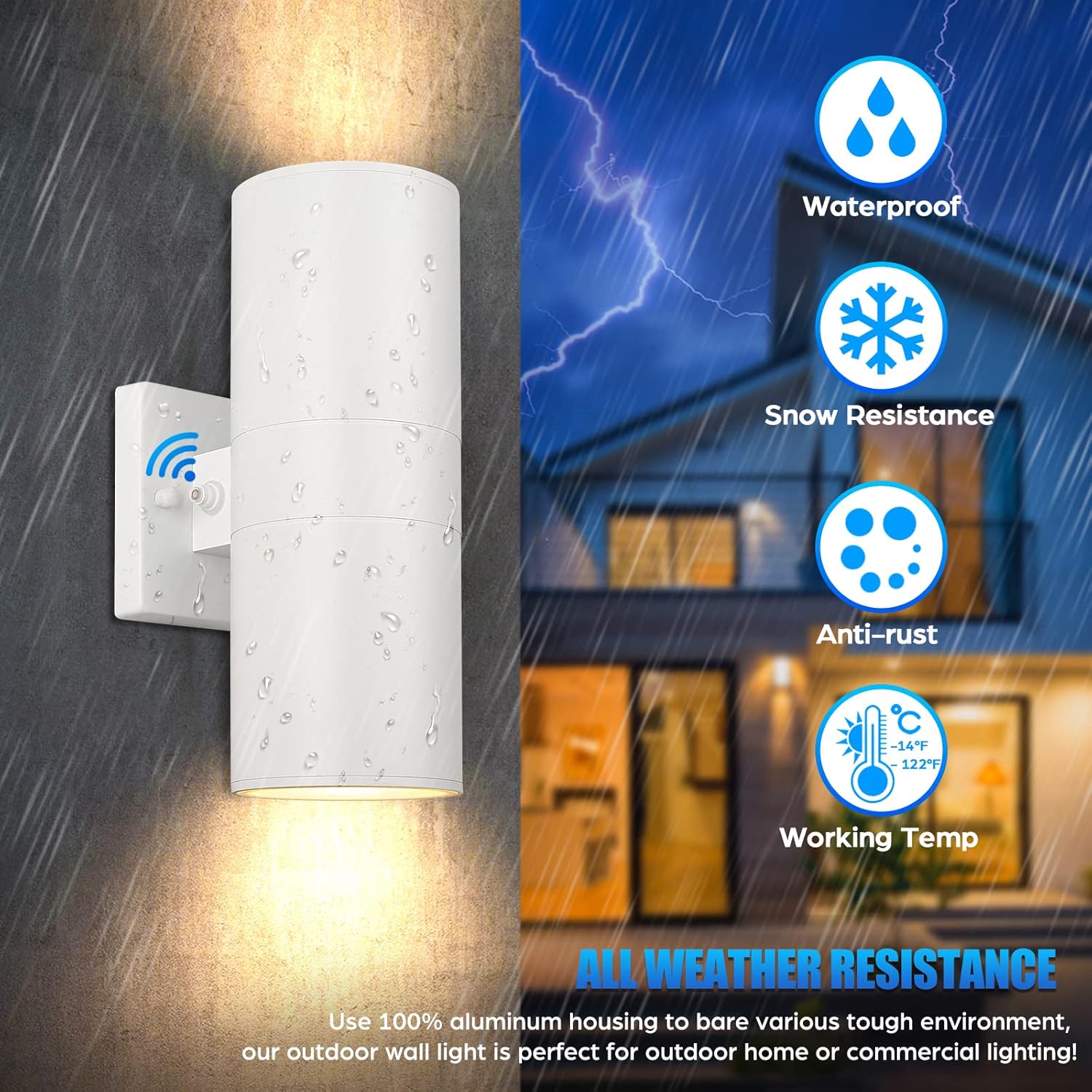 Nordic Hygge YQ-W6069-WH-02 Outdoor-Wall-Lighting - View #5