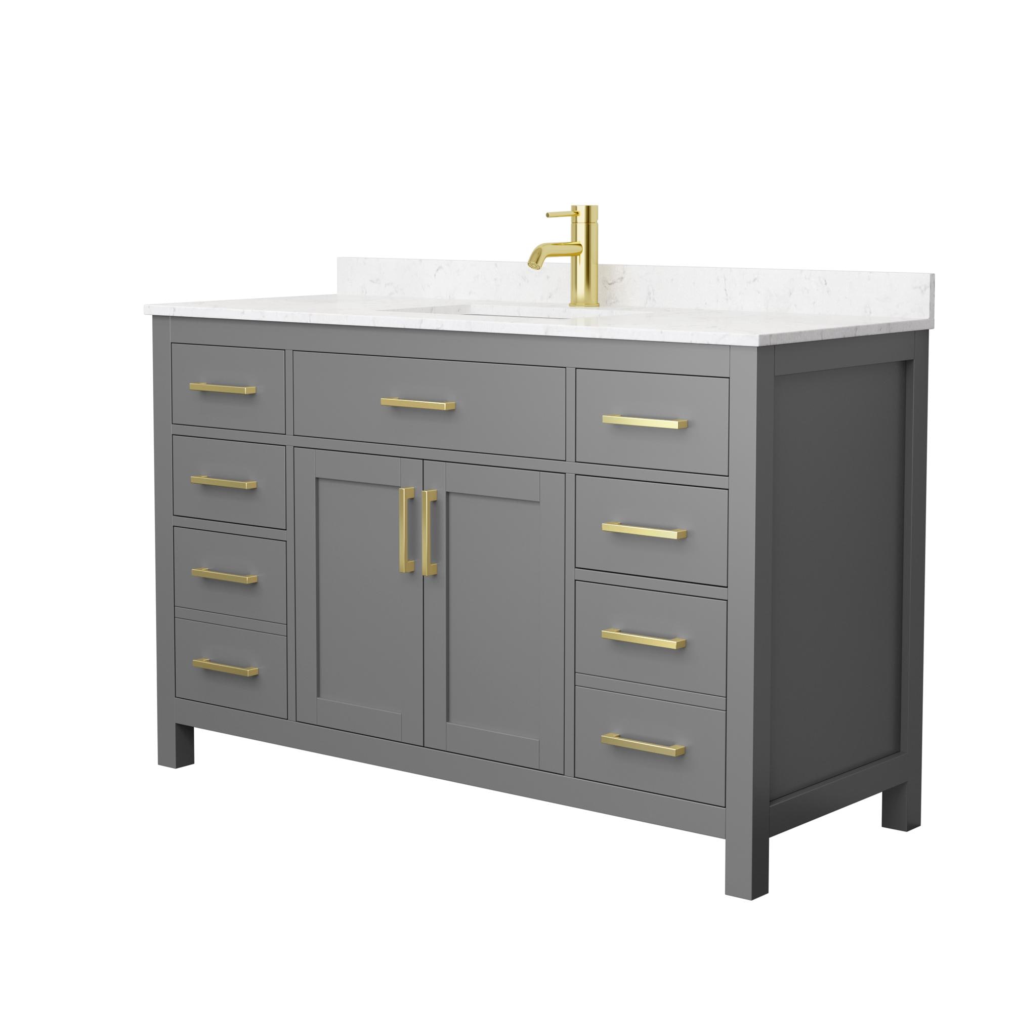 Wyndham Collection WCG242454SGGCCUNSMXX Bath-Vanity-Combo - View #2