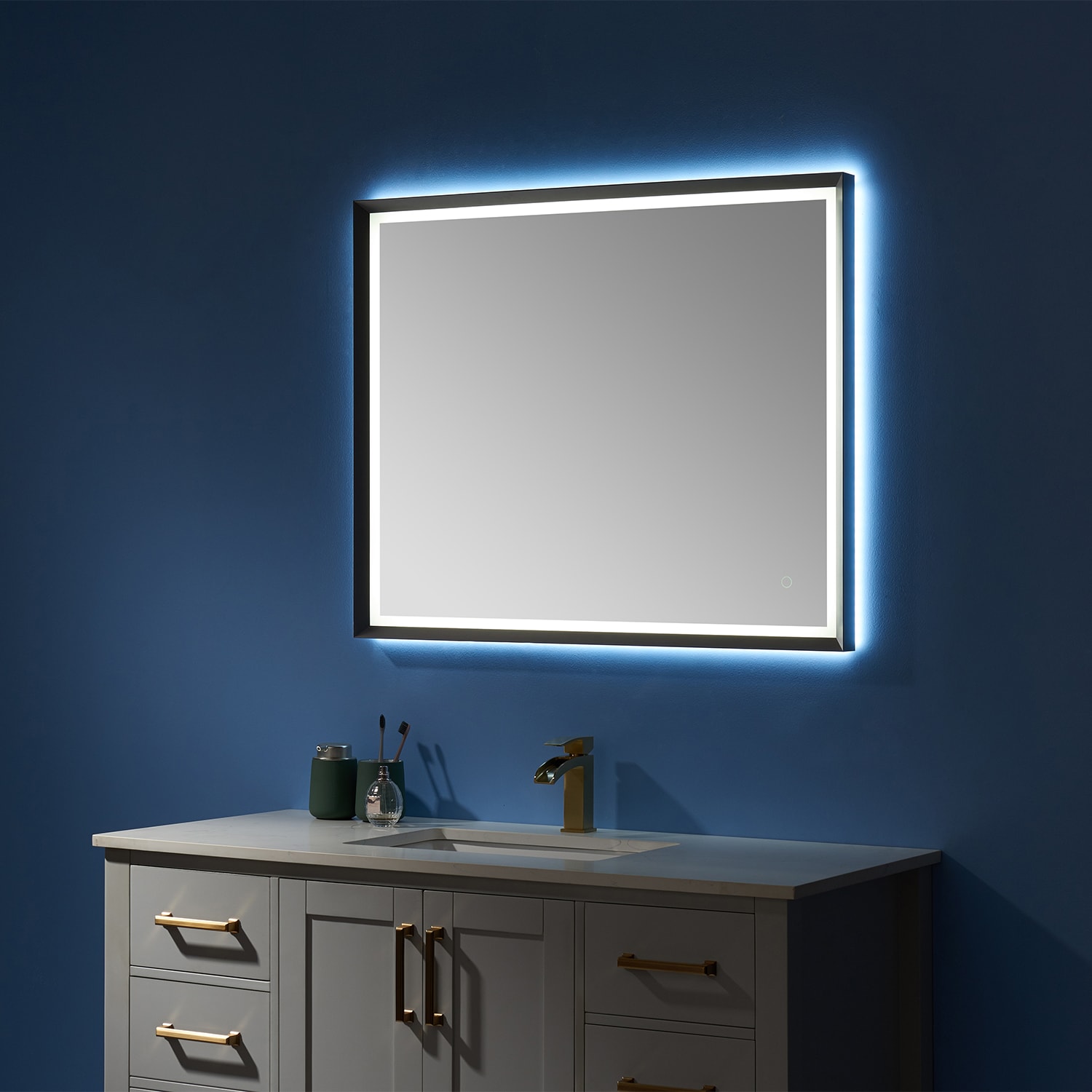 Varese 36'' LED Lighted Rectangular Bathroom Vanity Mirror