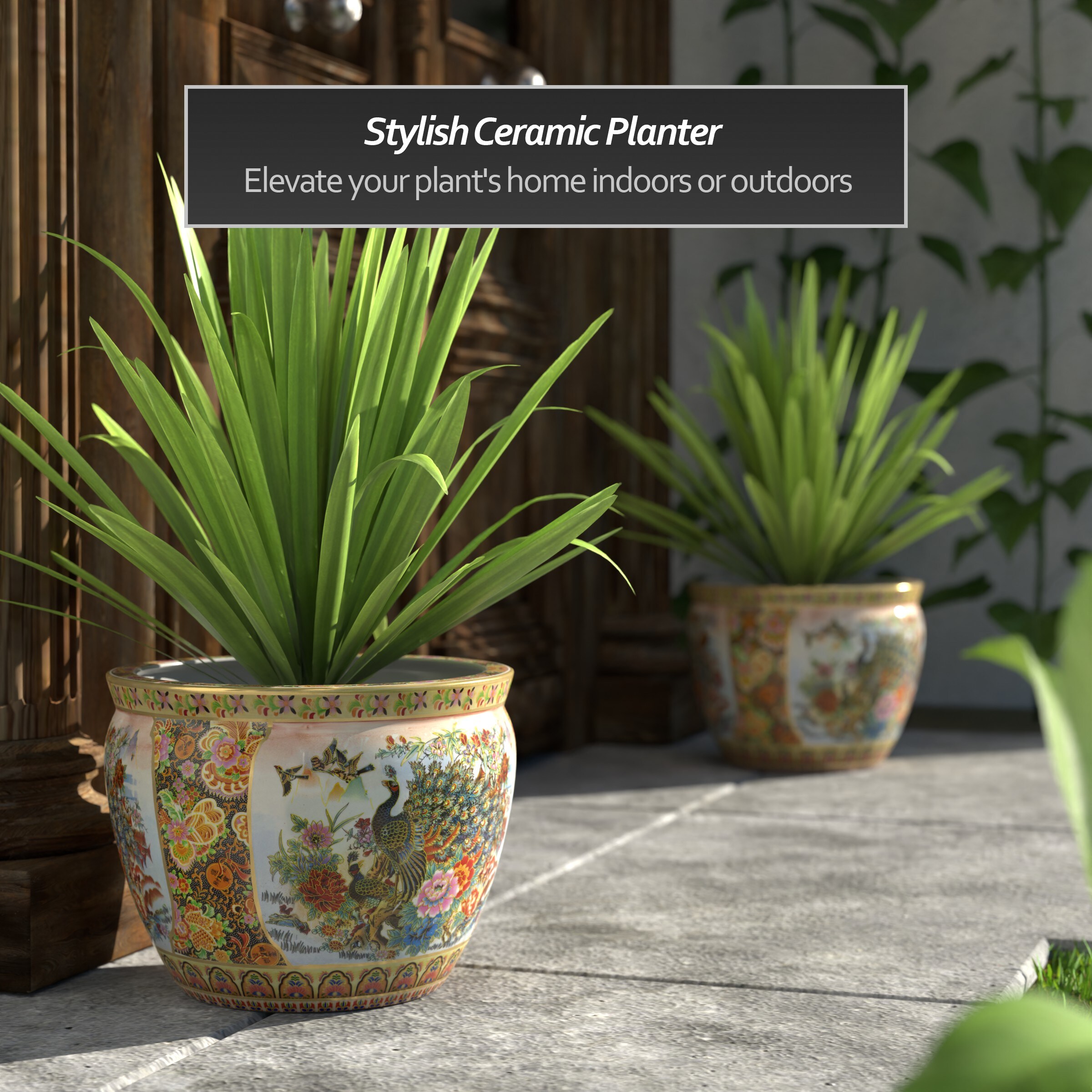 Red Lantern BW-14FISH-RM2 Planter-Window-Box - View #6