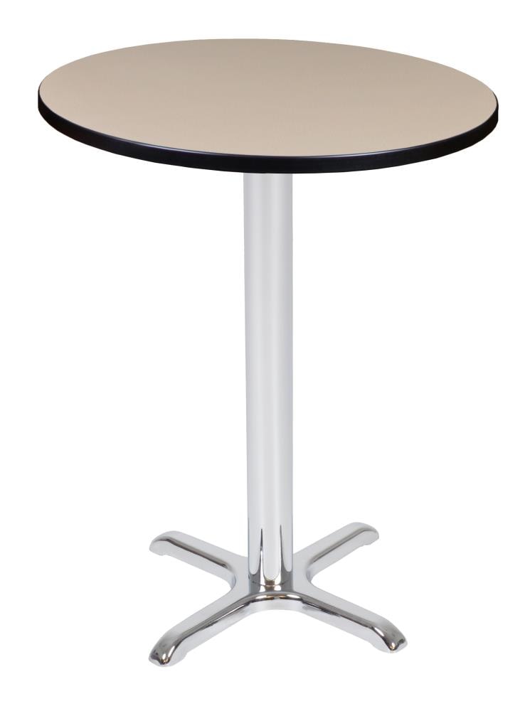Regency TVCX30RNDBECM Breakroom Off-white 4-Person Training Table (30-in W x 42-in H)