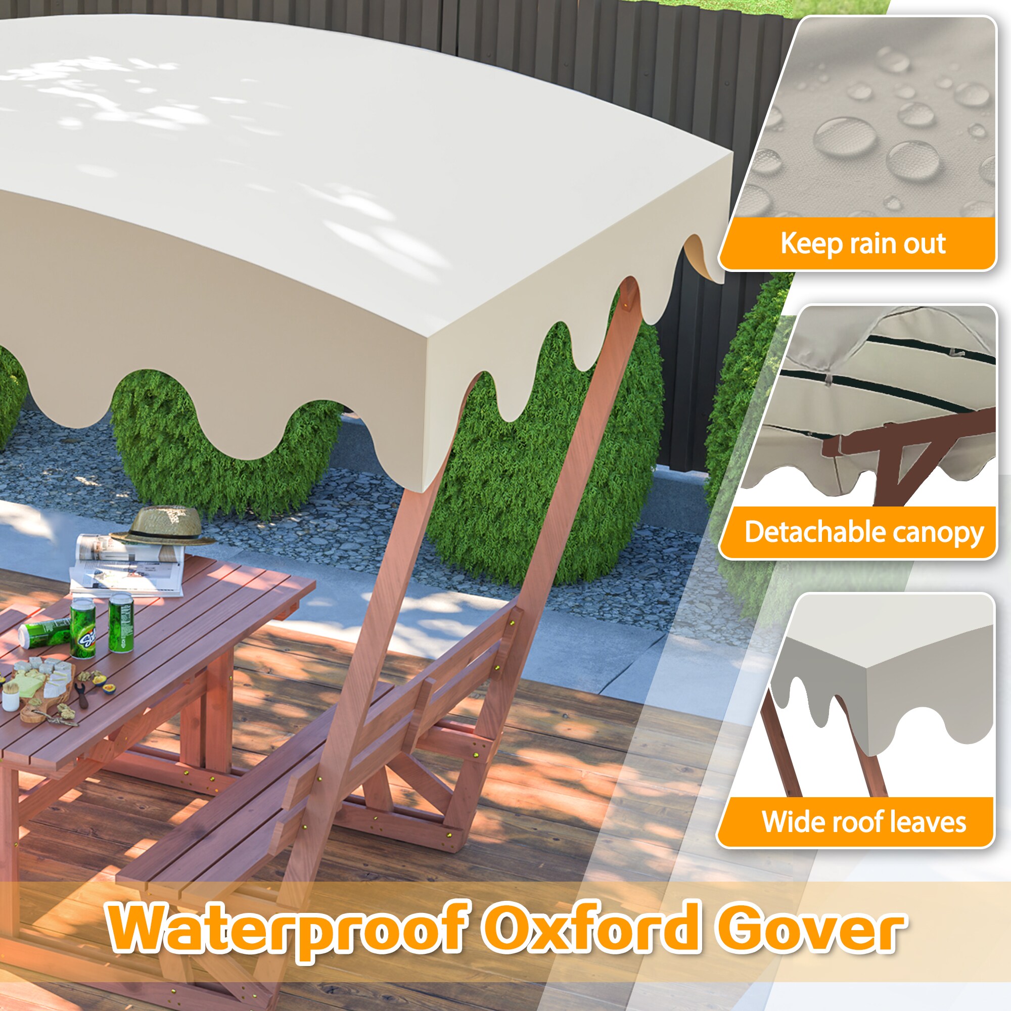 LOVMOR SF-H-W1422S00057 Patio-Tables - View #6