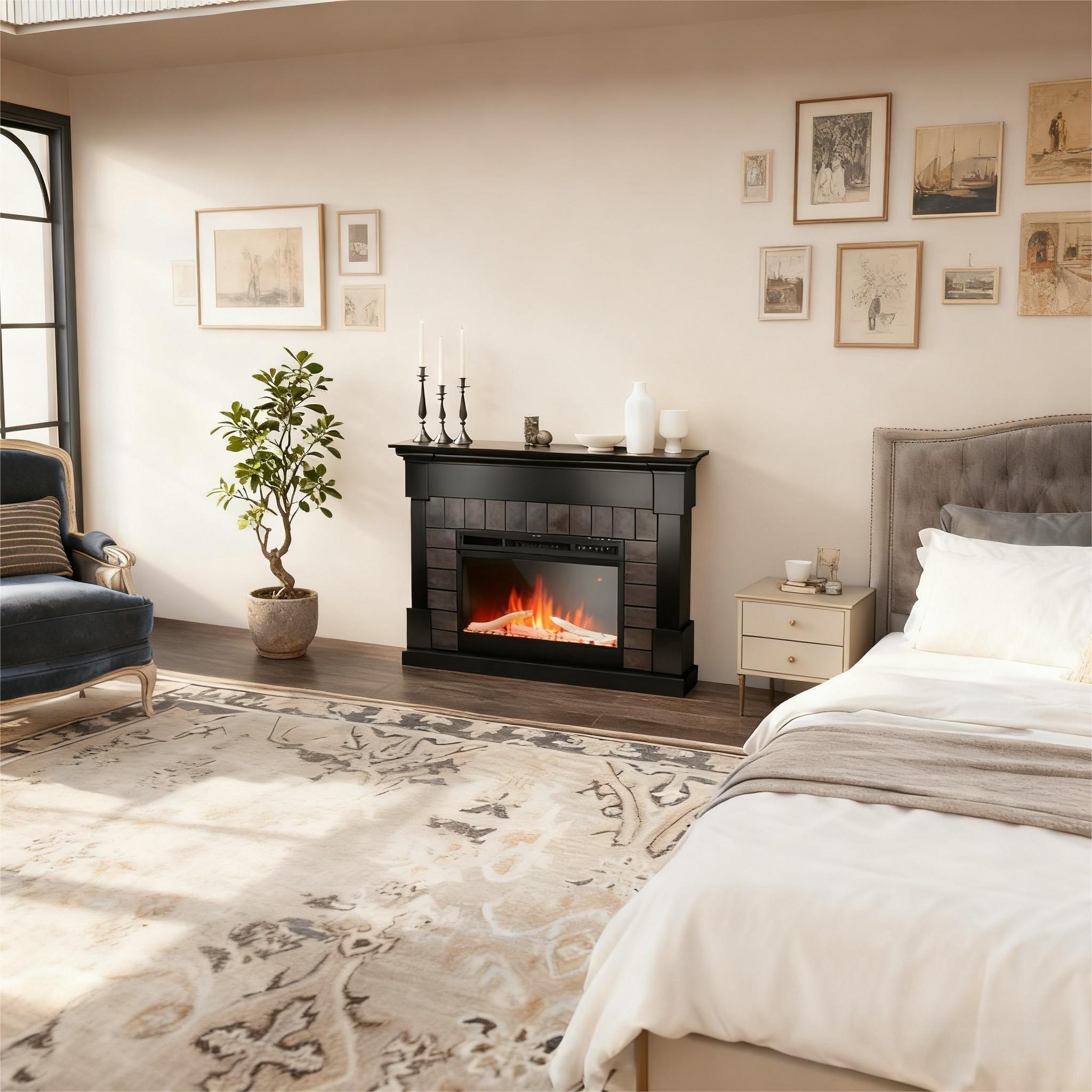 COWSAR LSRW-SM128B-928BH Electric-Fireplaces - View #11