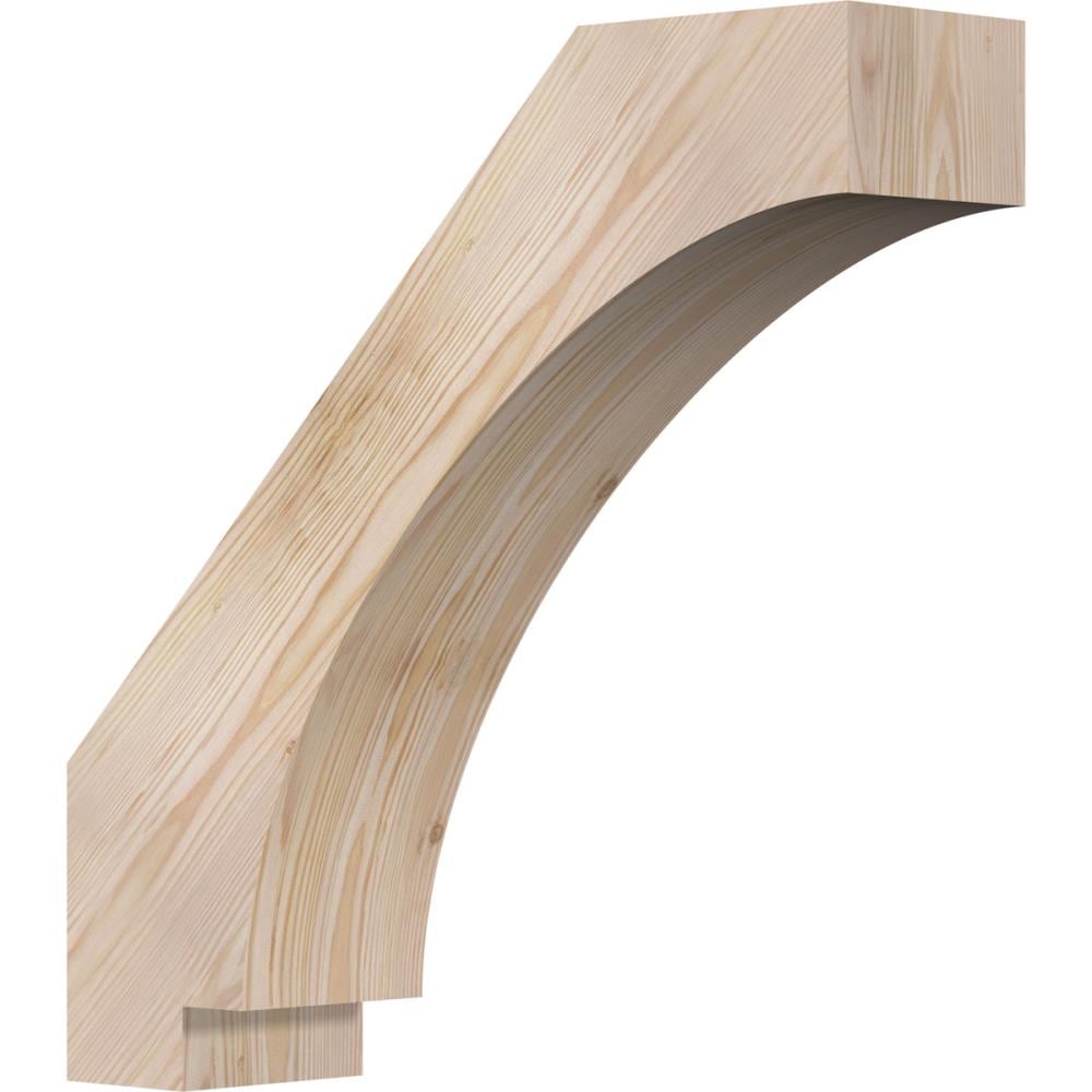 Ekena Millwork BRC06X22X22IMP00SDF 5-1/2-in x 22-in x 22-in Douglas Fir Unfinished Wood Imperial Smooth Knee Brace