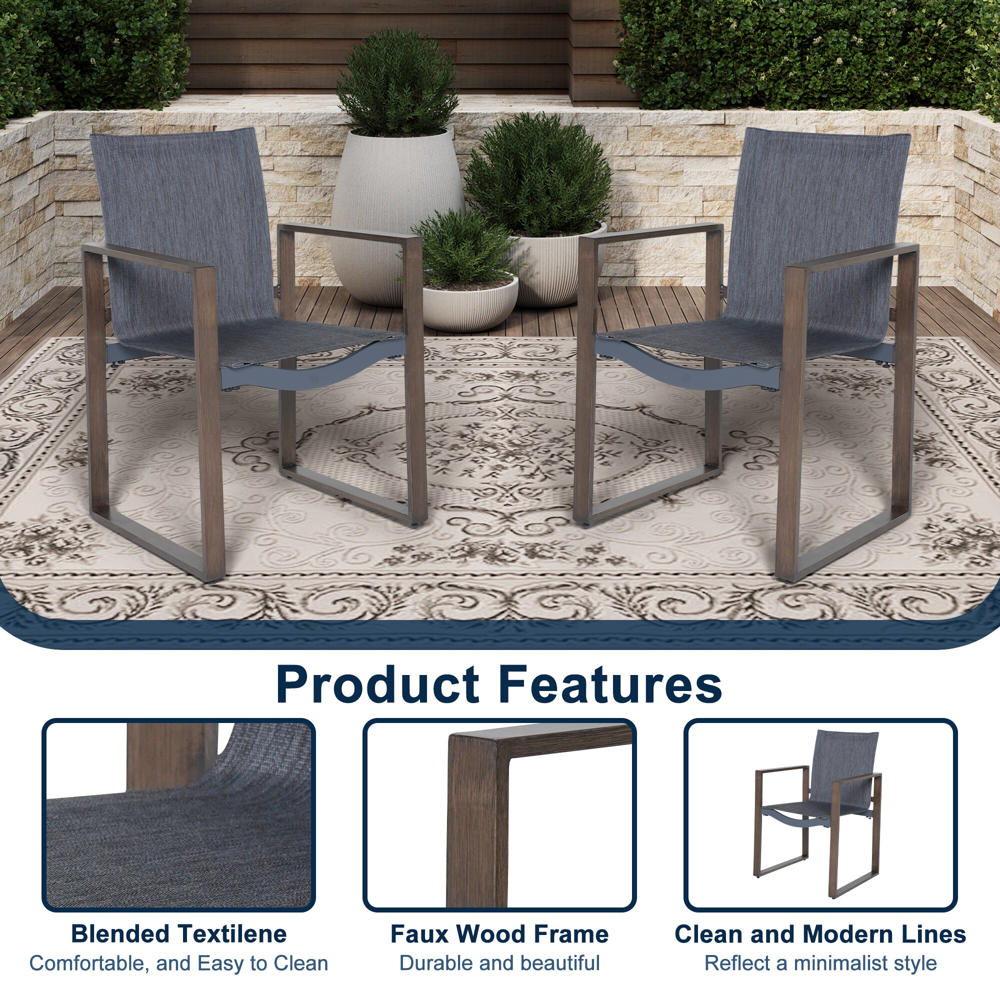 Clihome CL7500040001001 Patio-Chairs - View #5