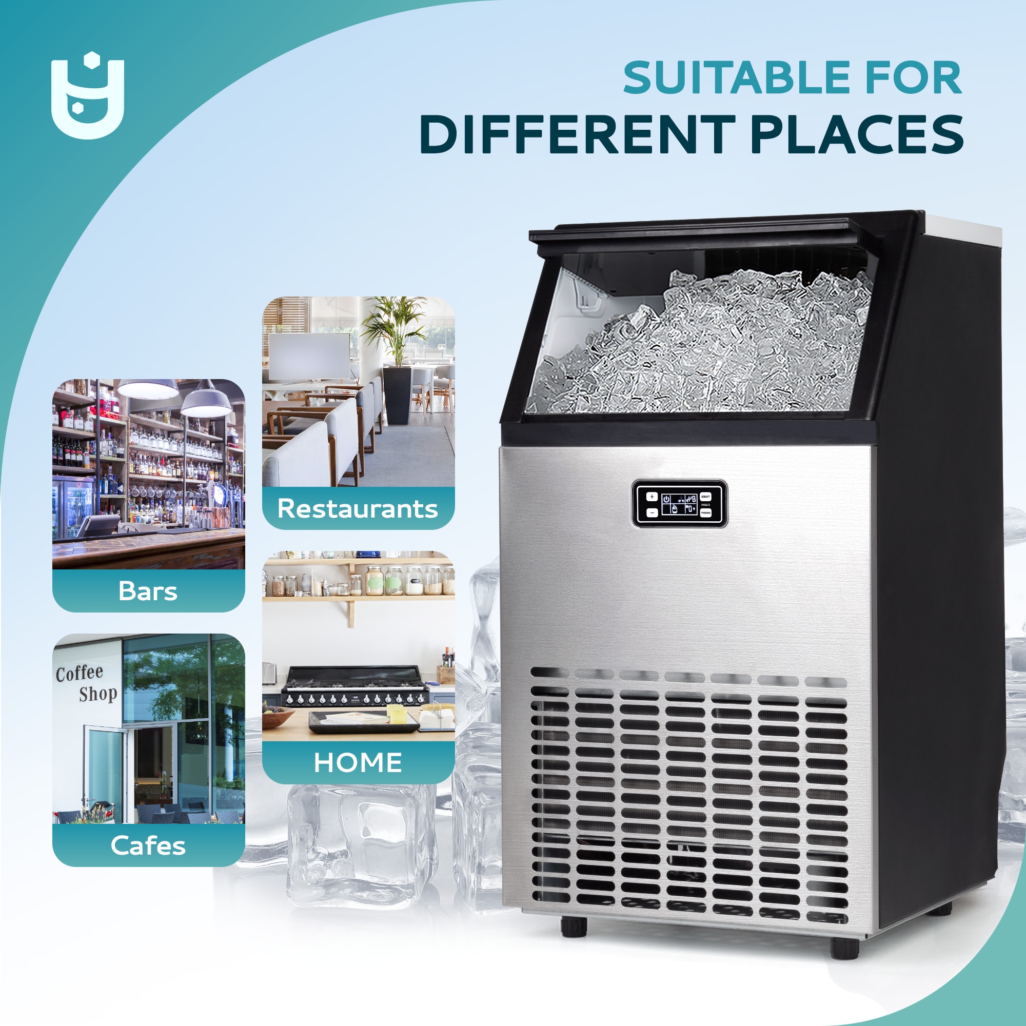 Euhomy CIM001-100BS-E-LS-SC Ice-Makers - View #6