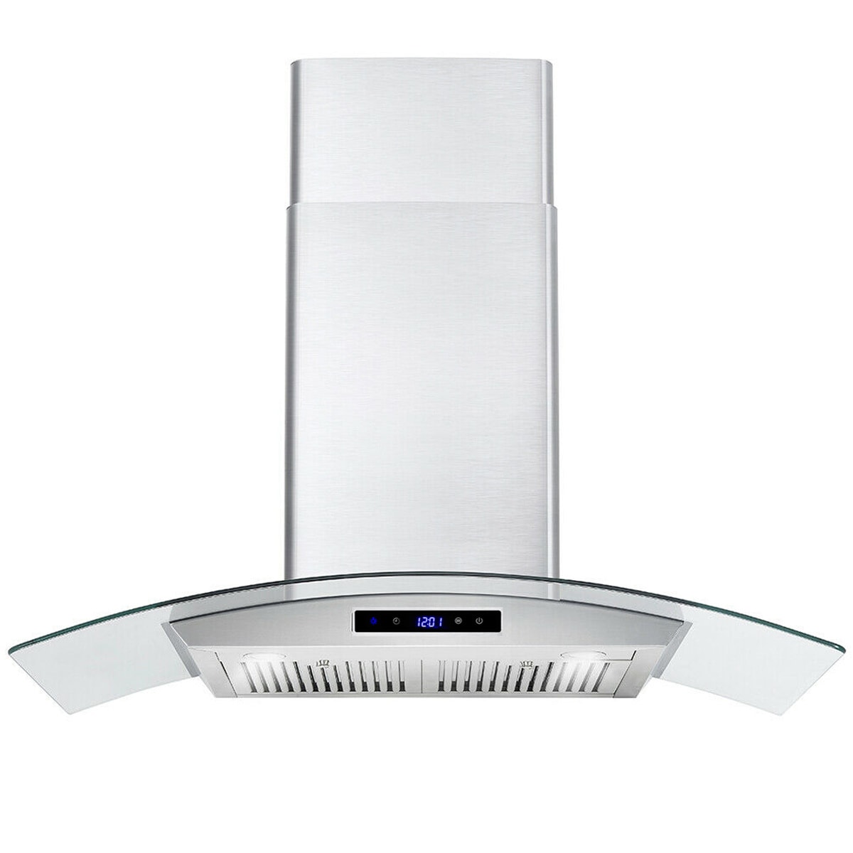 Kahomvis GEHT-DOQP-6X7 30 inch Ducted 700-CFM Recirculating Stainless steel Wall-Mounted Range Hood