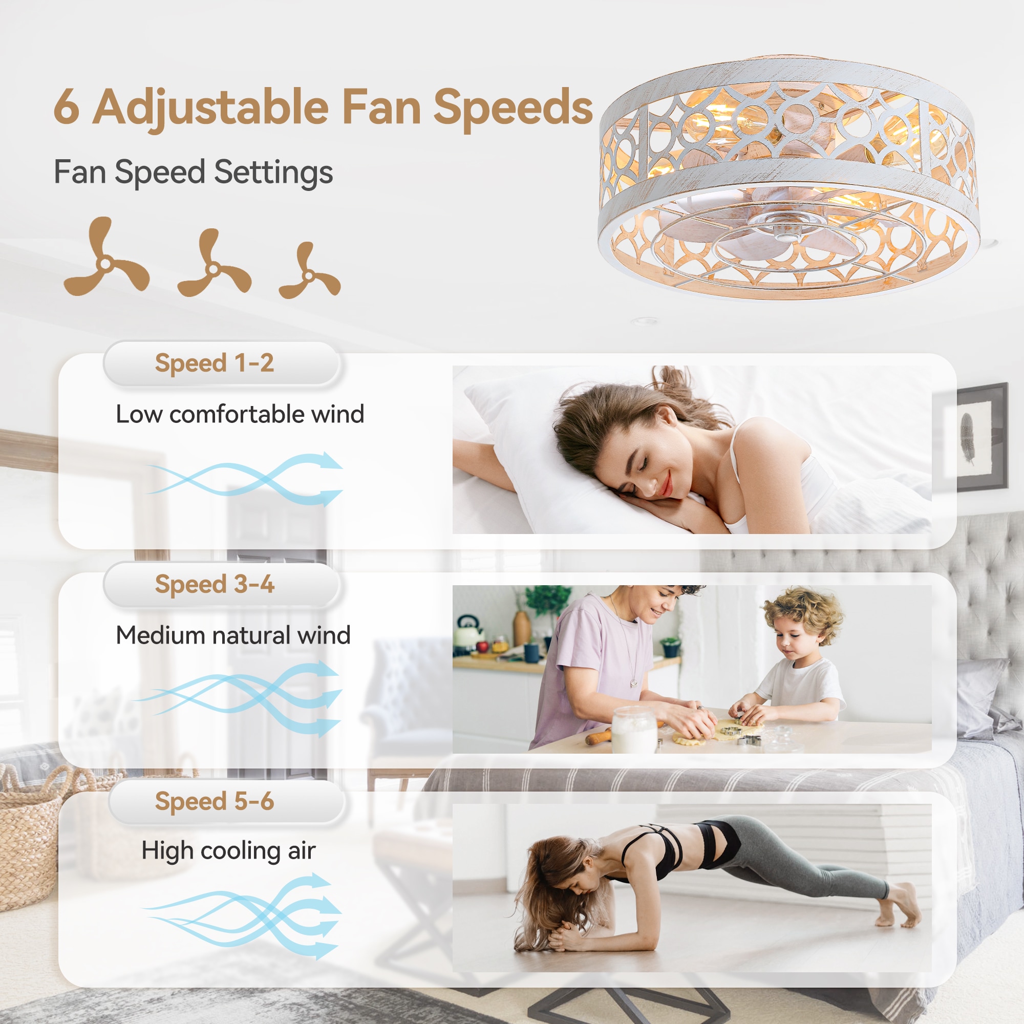 Breezary 35013-WG Ceiling-Fans - View #8