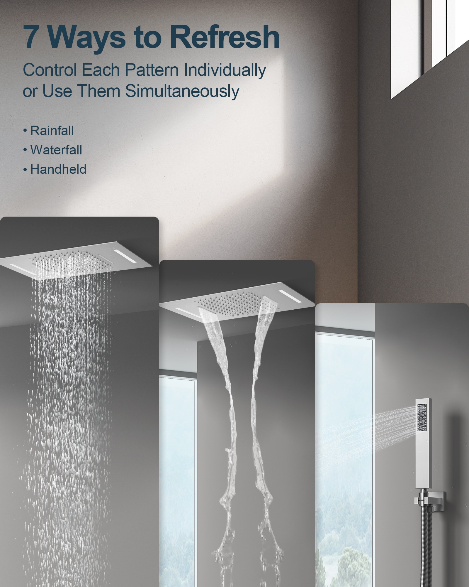GRANDJOY SGF10GJ-24-BN23 Showerhead-Bar-Panels - View #6
