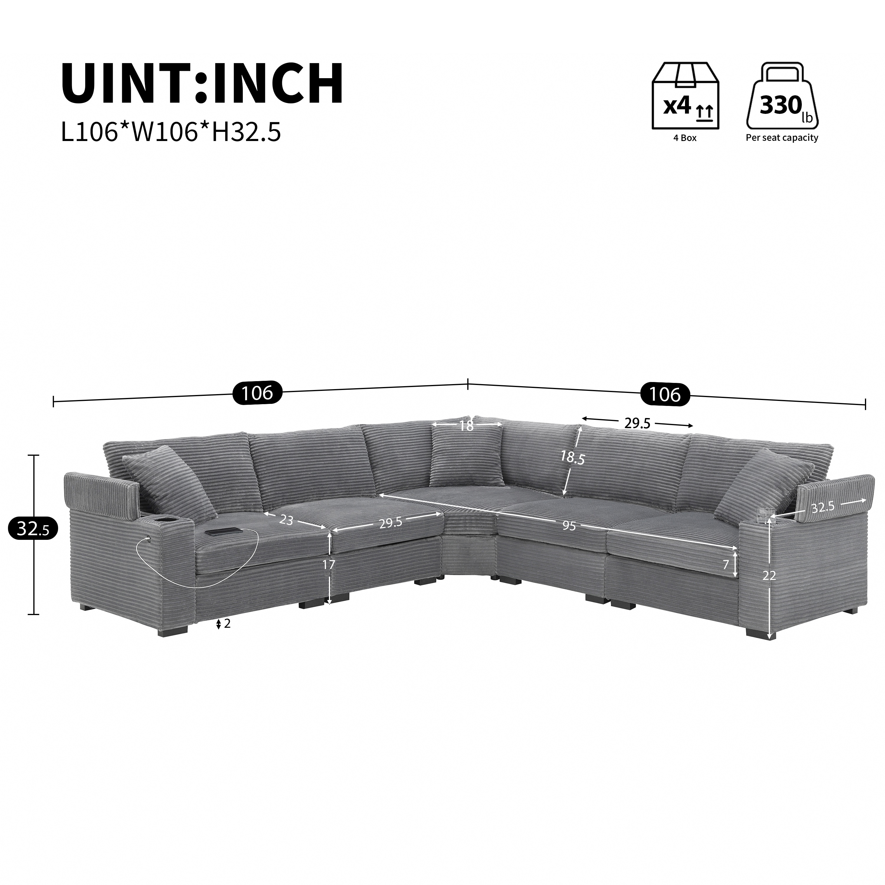 Xspracer ML-SF187NE Sofas-Loveseats - View #2