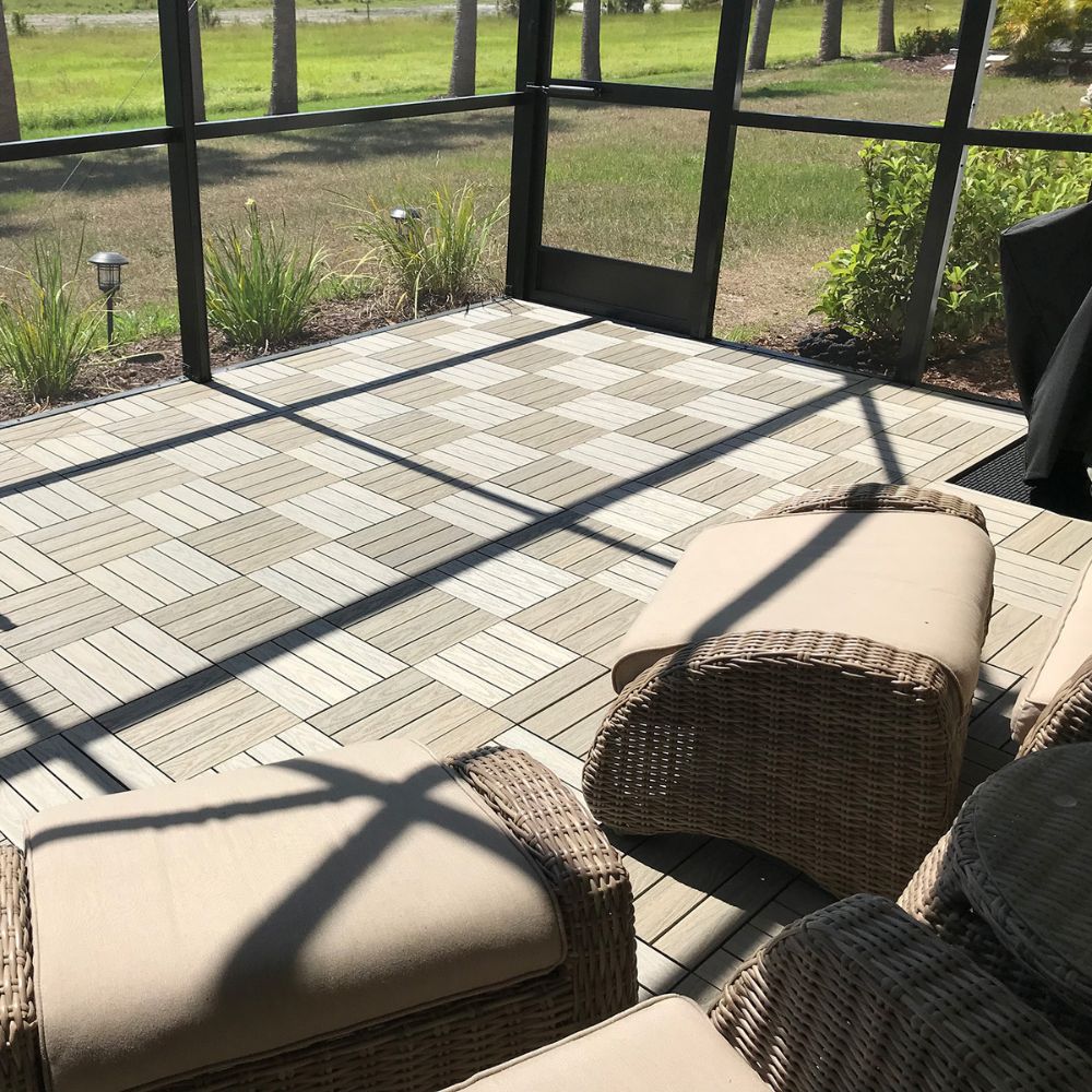 NewTechWood US-QD-ZX-ST Deck-Tiles - View #2