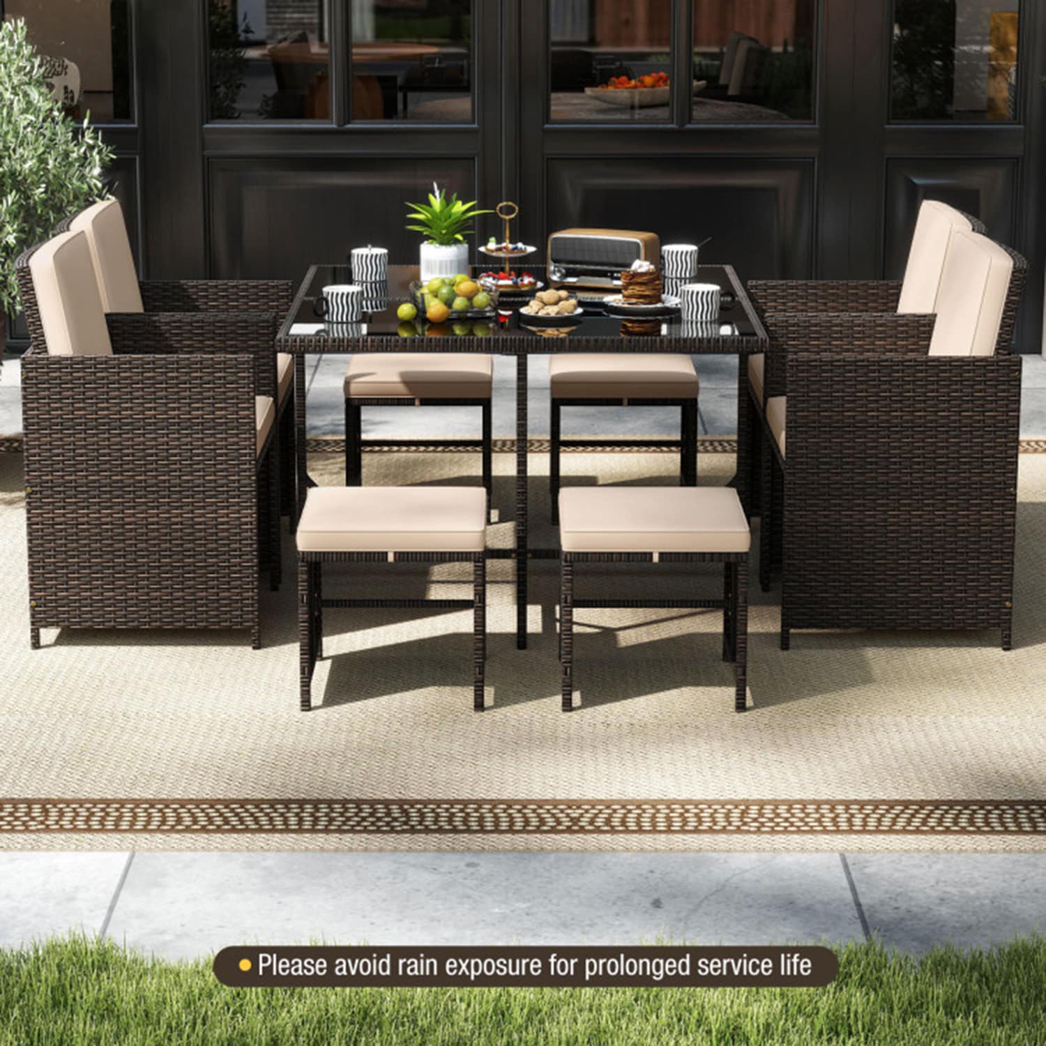 Mondawe MO-HW4021BN Patio-Conversation-Sets - View #2