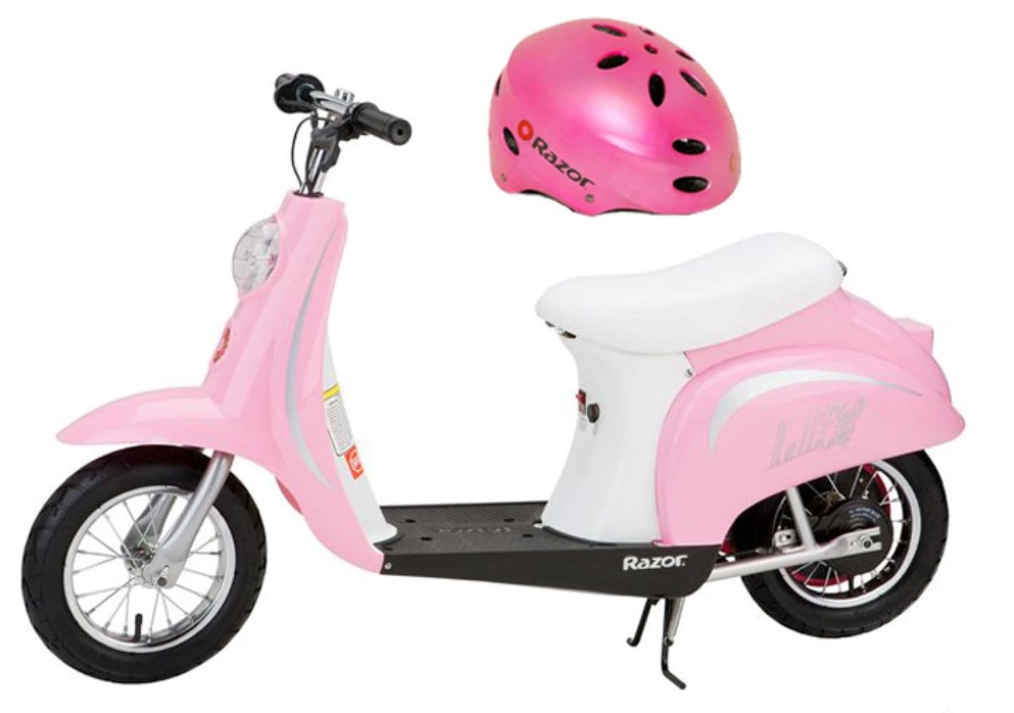 Razor Pocket Bella 24V Electric Girl Scooter Pink Youth Safety in the Scooters department at Lowes.com