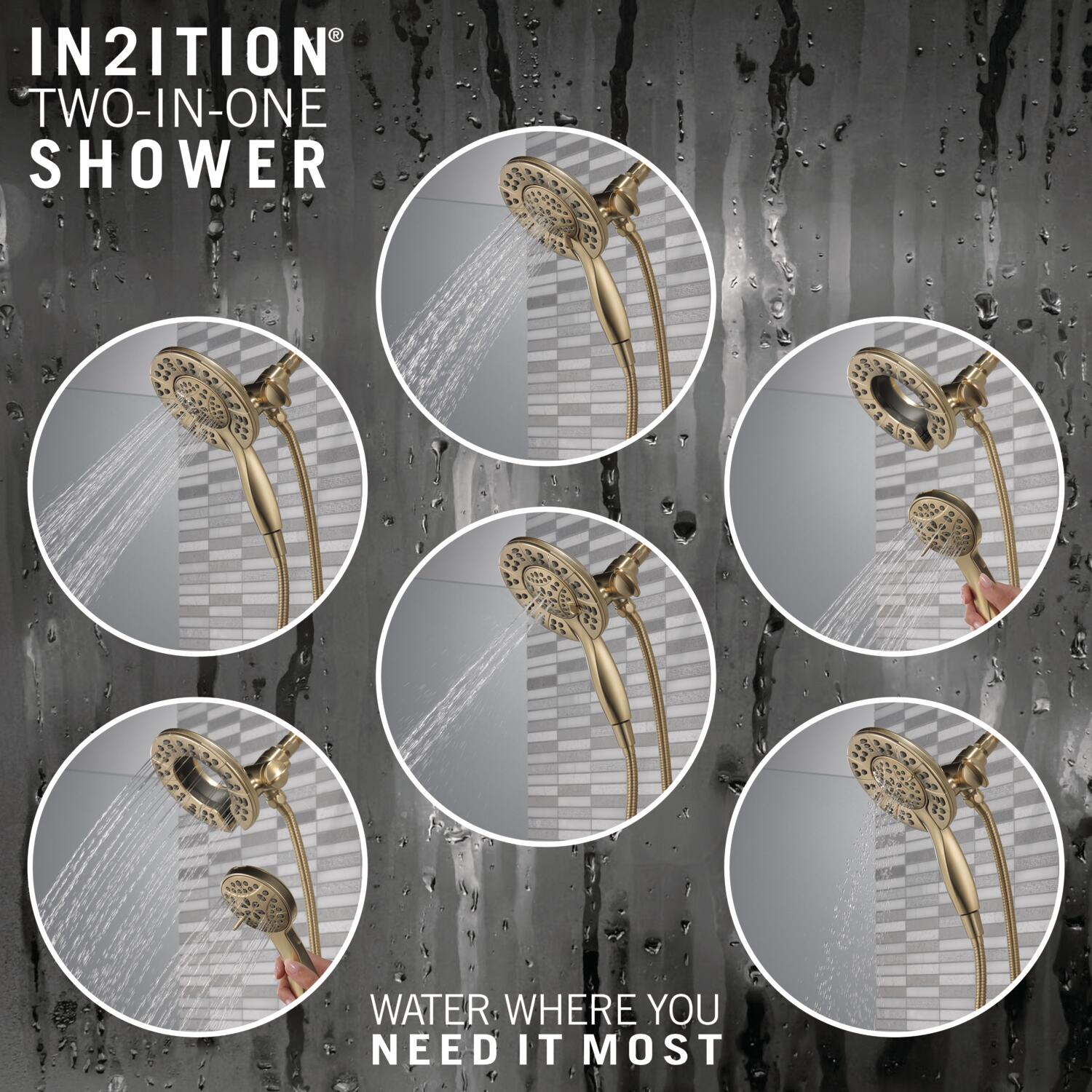 Delta T17494-CZ-I Tub-Shower-Faucets - View #4