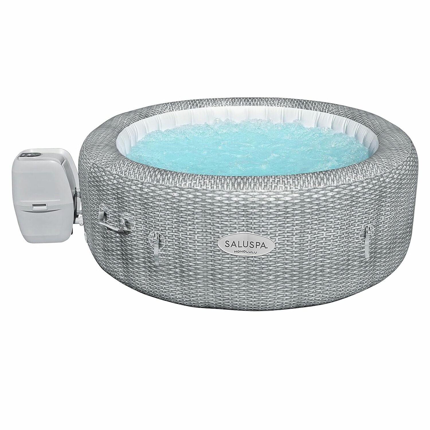 Bestway 4-Person Inflatable Round Hot Tub in the Hot Tubs & Spas ...