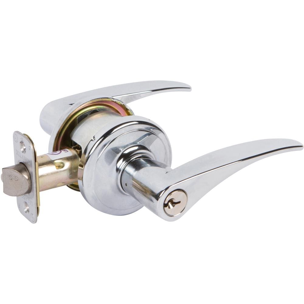 Delaney Hardware 320626 Mircet Bright Chrome Exterior Keyed Entry Door Knob