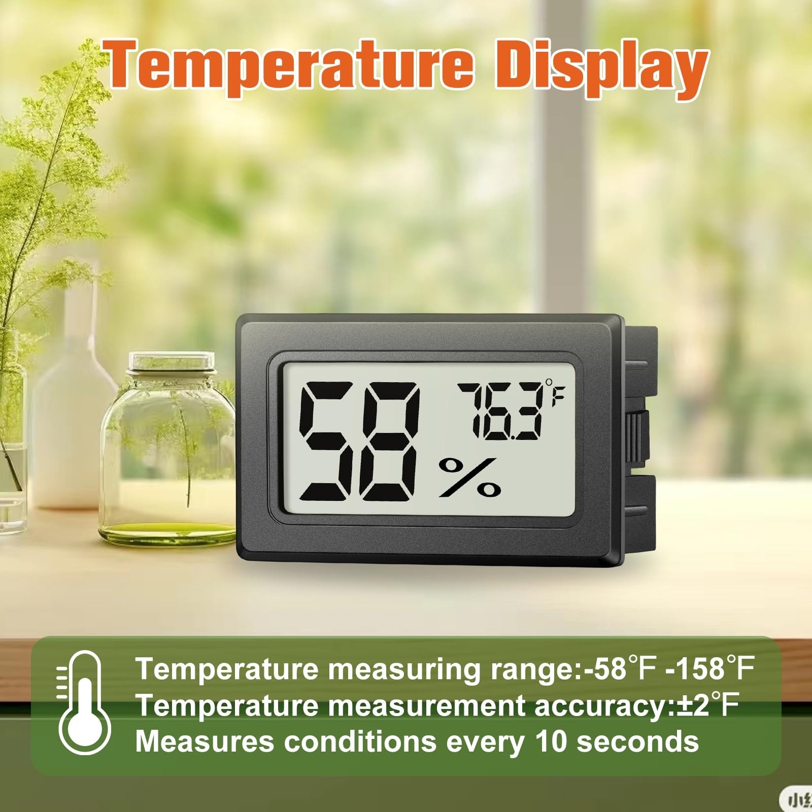 Adrinfly L05AD10076 Thermometer-Clock - View #4