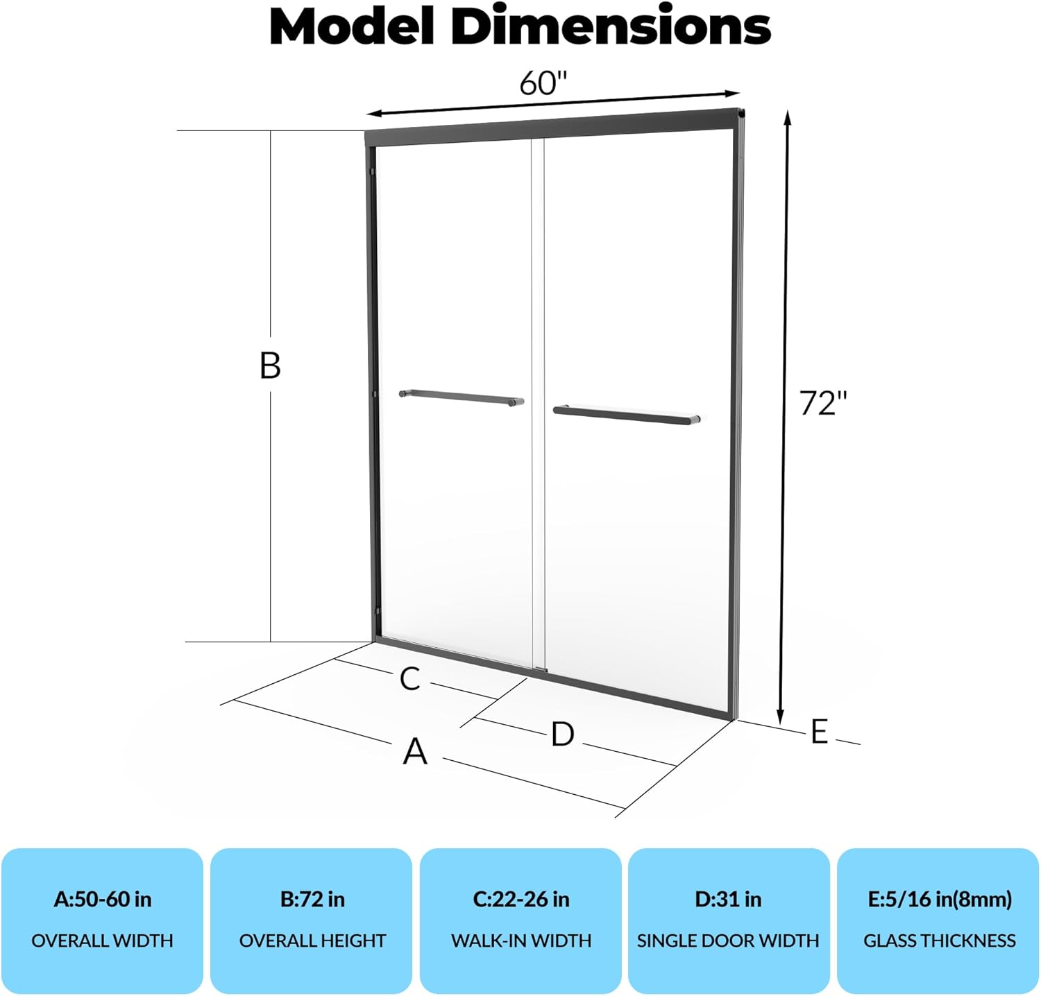Qeetex CBDPHO-15TDI5HJ Shower-Doors - View #3