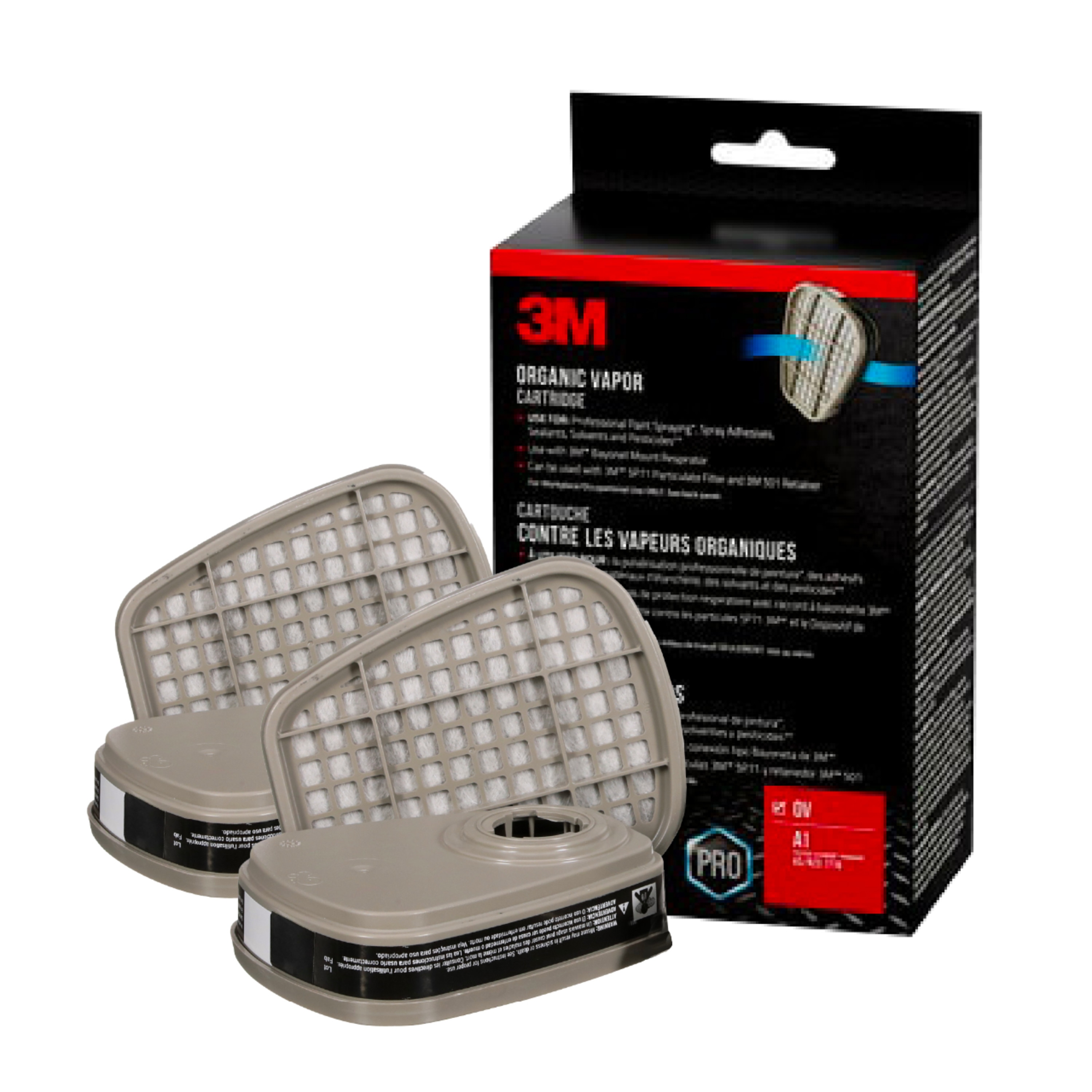 3M 6001P2-DC respirators - View #2
