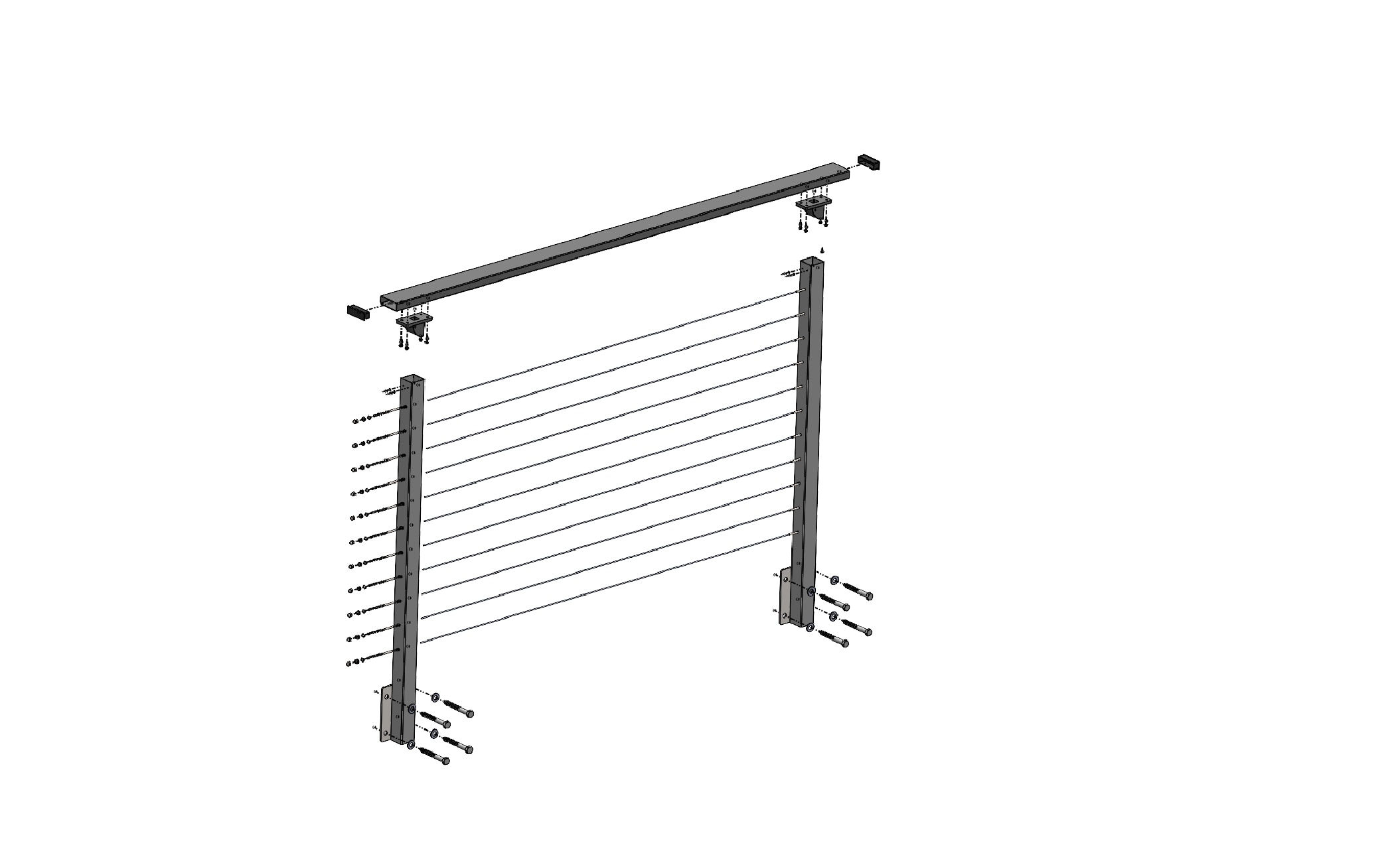CityPost CP-6-W-D-F railings - View #4