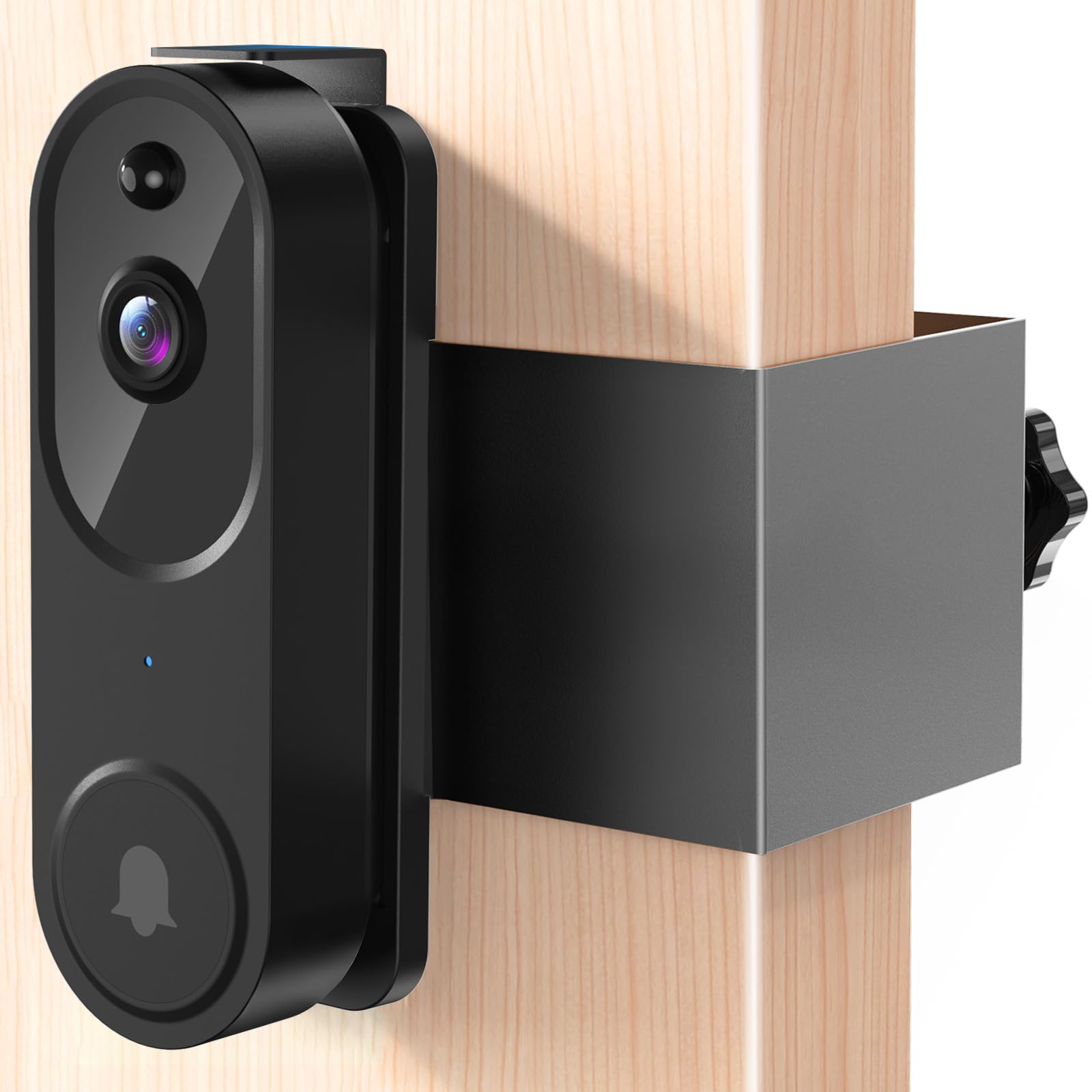 Adrinfly Anti Theft Video Doorbell Mount Compatible with Aosu No Drill Adjustable Mounting Bracket Holder Accessories for Apartment Rentals