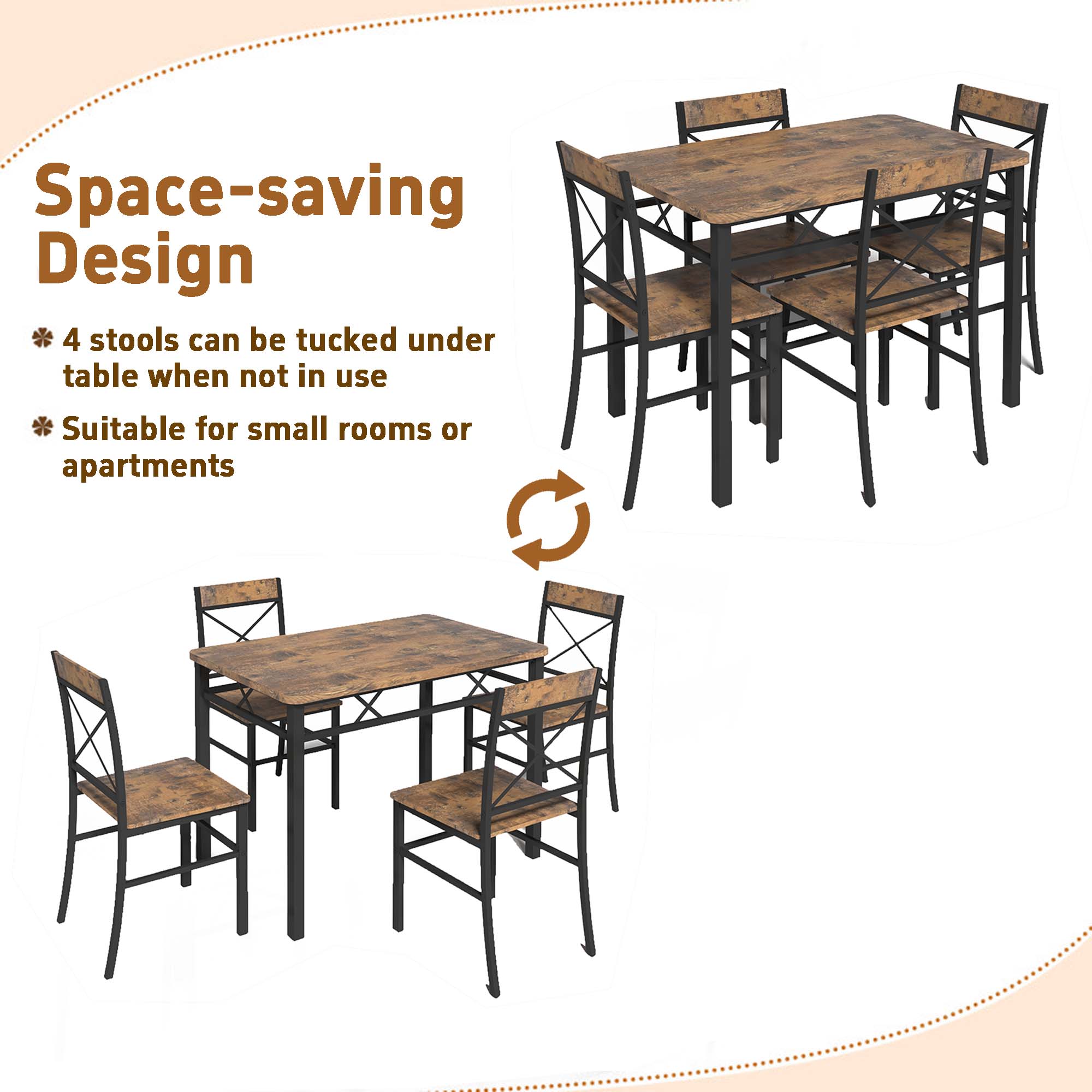 Sunrinx MG66-12-SN Dining-Sets - View #4