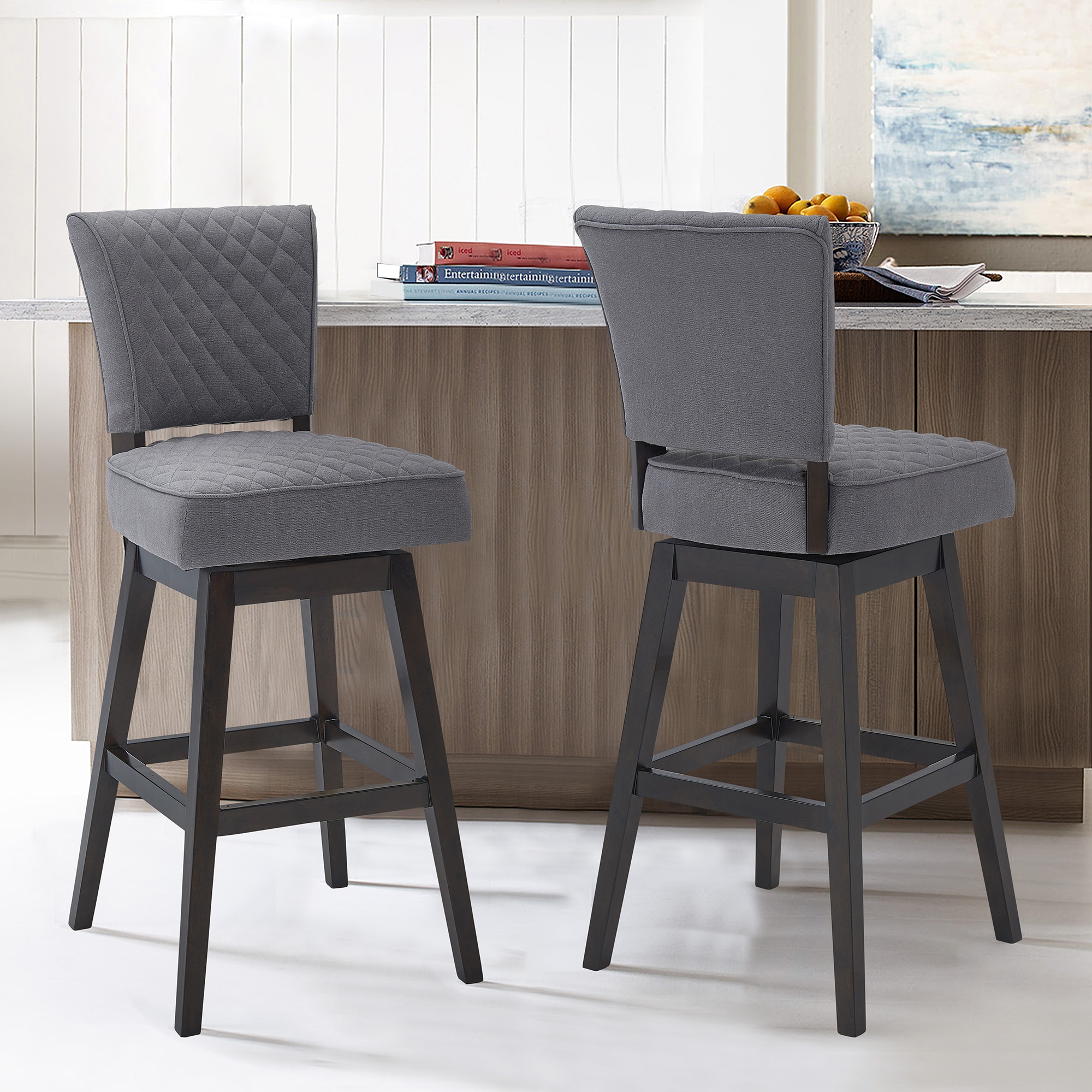 Armen Living LCGIBAESGR26 stools - View #8