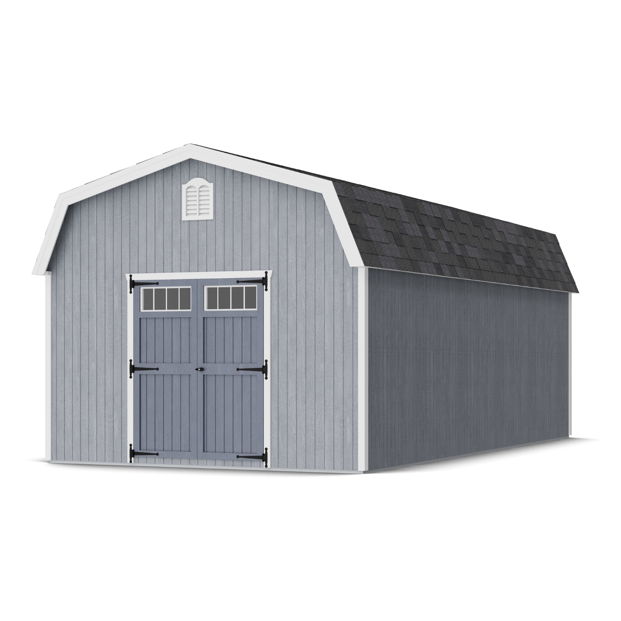 Little Cottage Co 12X24 WBCGS-PC-FK Colonial Woodbury 12-ft x 24-ft Gambrel Style Wood Outdoor Storage Shed with 2 Doors