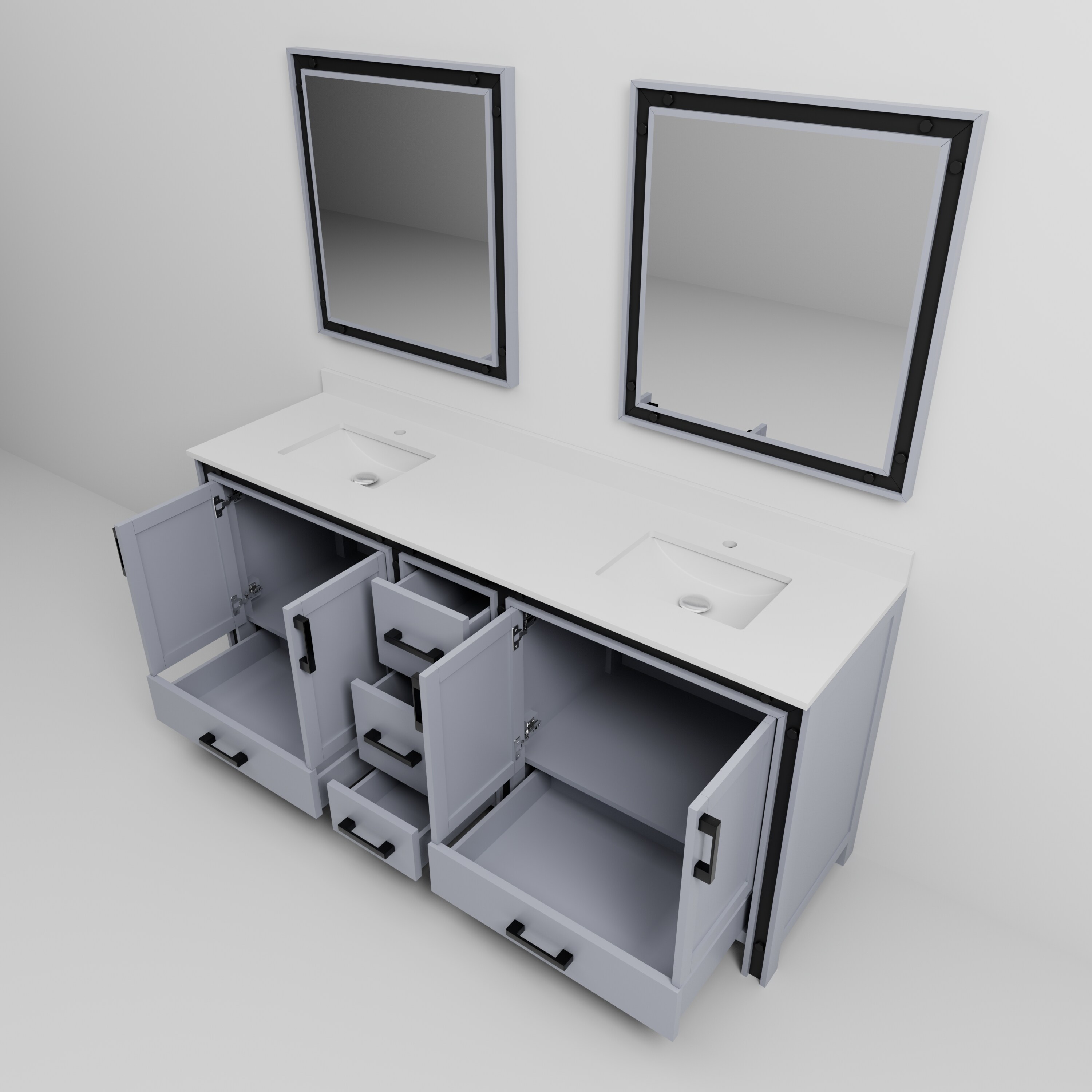 Lexora LVZV80DB210 Bath-Vanity-Combo - View #13