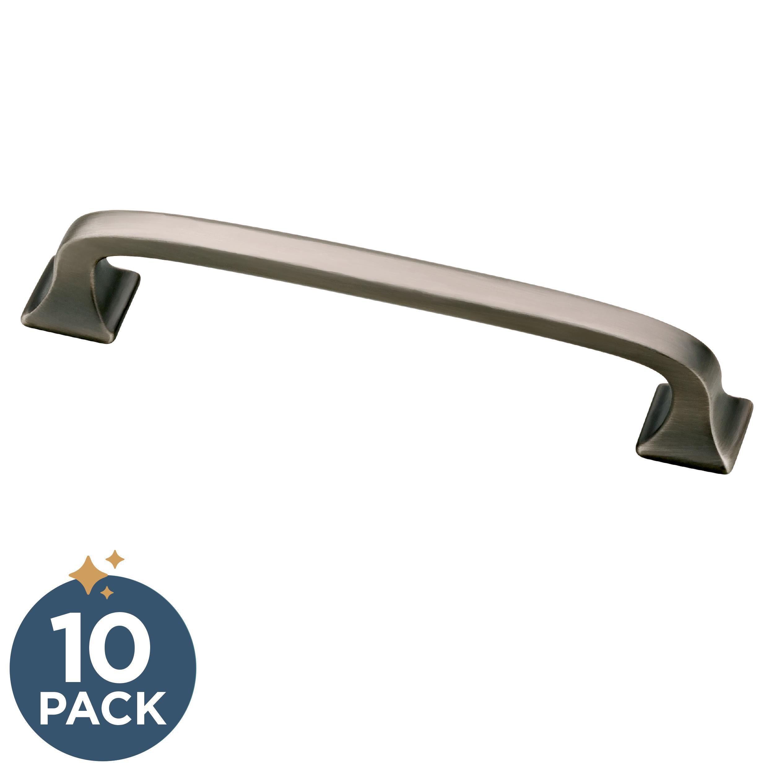 Franklin Brass P29613K-904-B Lombard 4-in , 102mm Center to Center Gunmetal Arch Handle 10 -Pack