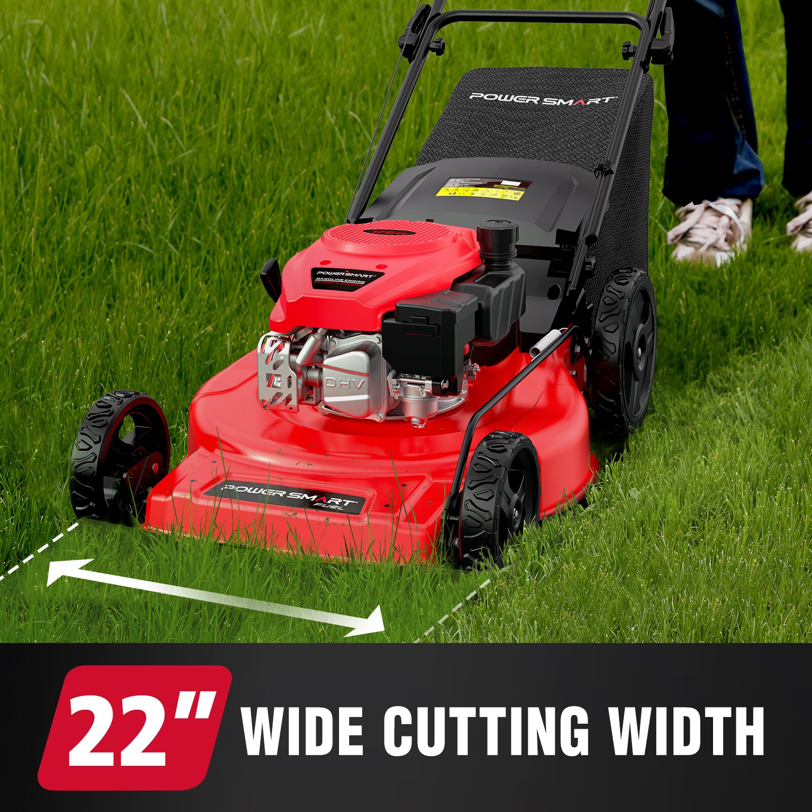 PowerSmart V8622S1-L Gas-Walk-Behind-Mowers - View #7