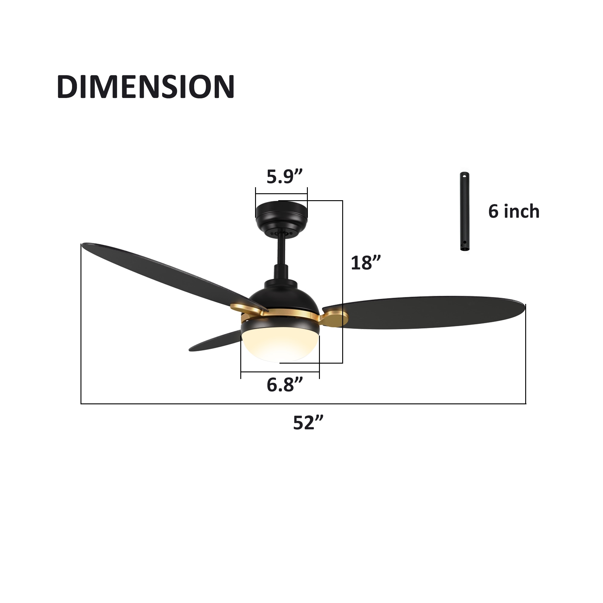 CARRO USA LS523Q4-L12-B2-1G Ceiling-Fans - View #9