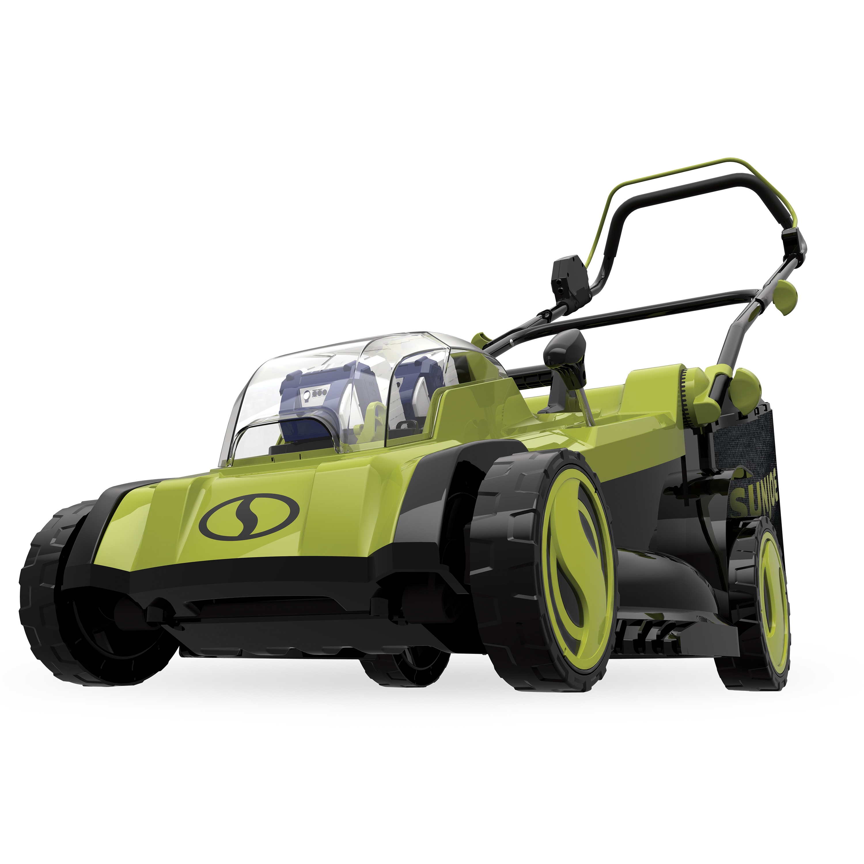 48-volt 17-in Cordless Push Lawn Mower 4 Ah (Battery and Charger Included) | - Sun Joe 24V-X2-17LM