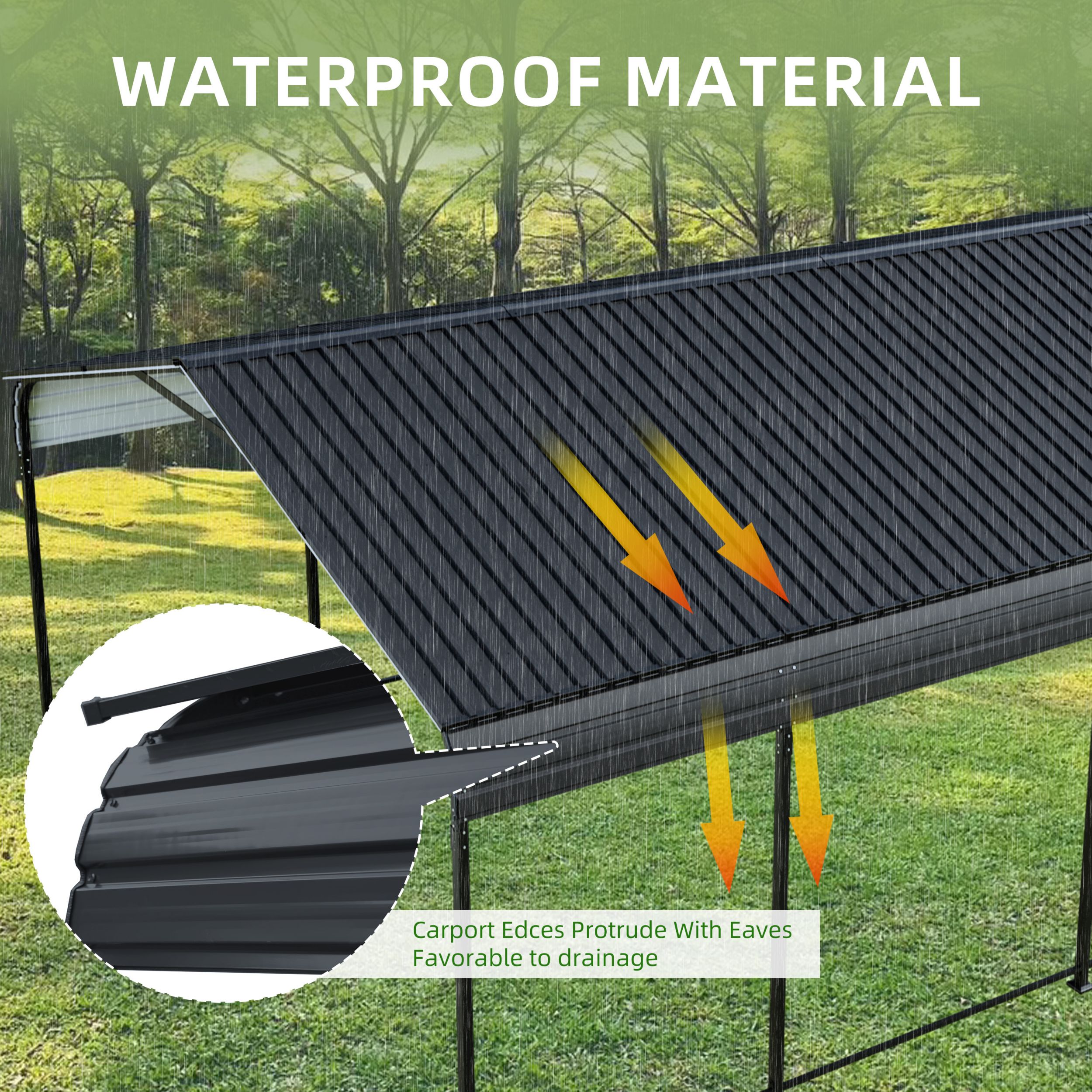 Poinic QURCP-0014S88 Carport-Covers - View #7