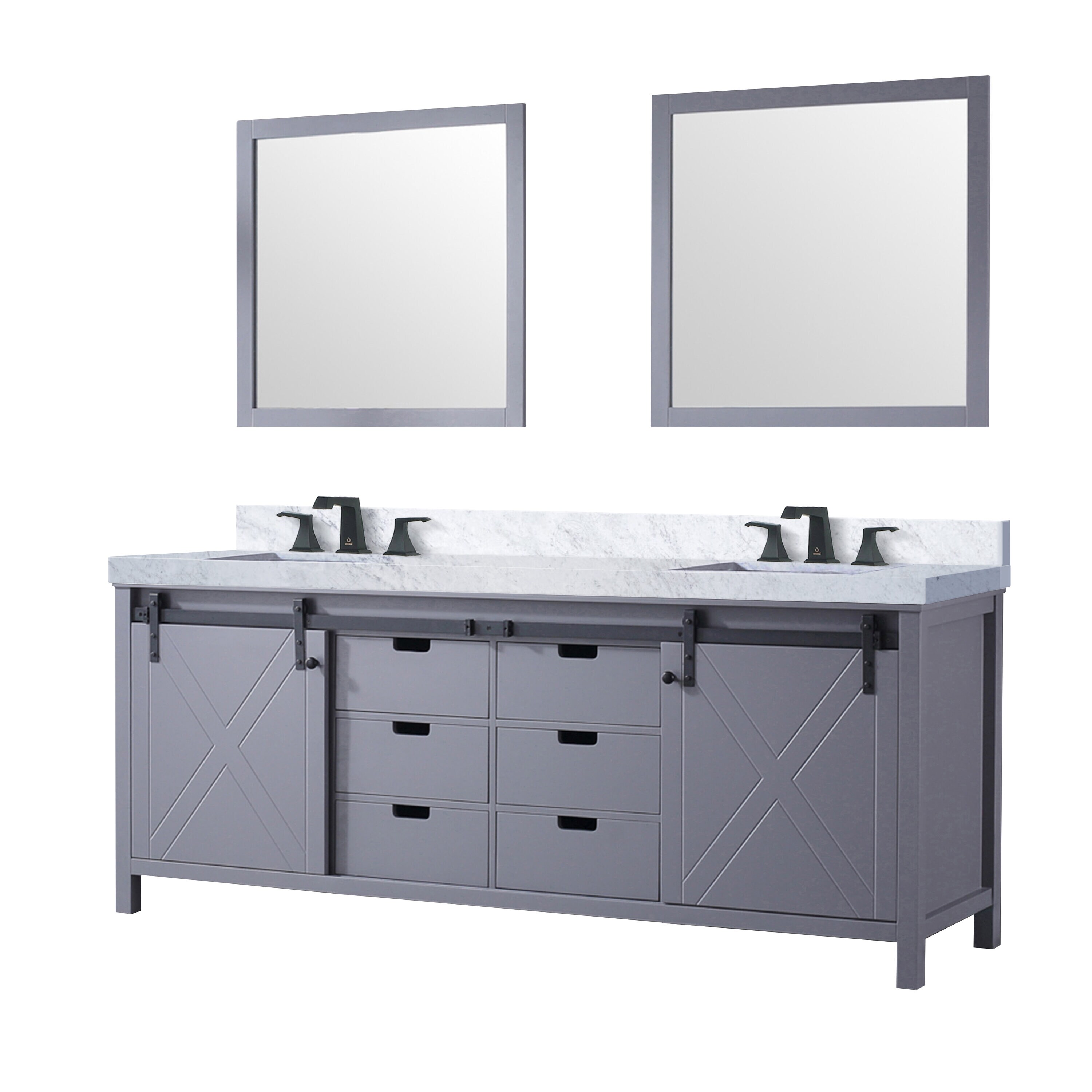 Lexora LM342284DBBSM34F Bath-Vanity-Combo - View #4