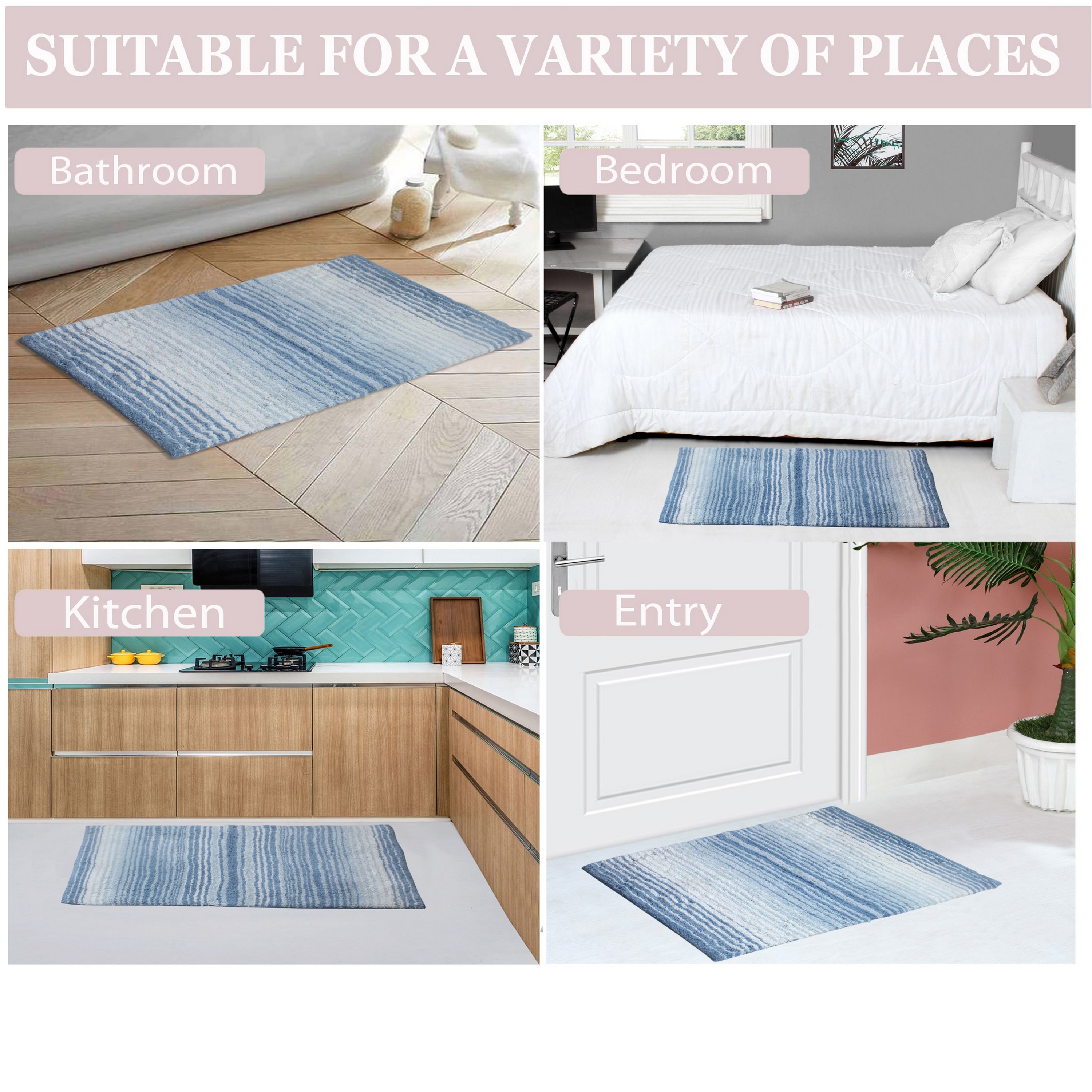 Home Weavers BGRD2134BL Bath-Rugs - View #6