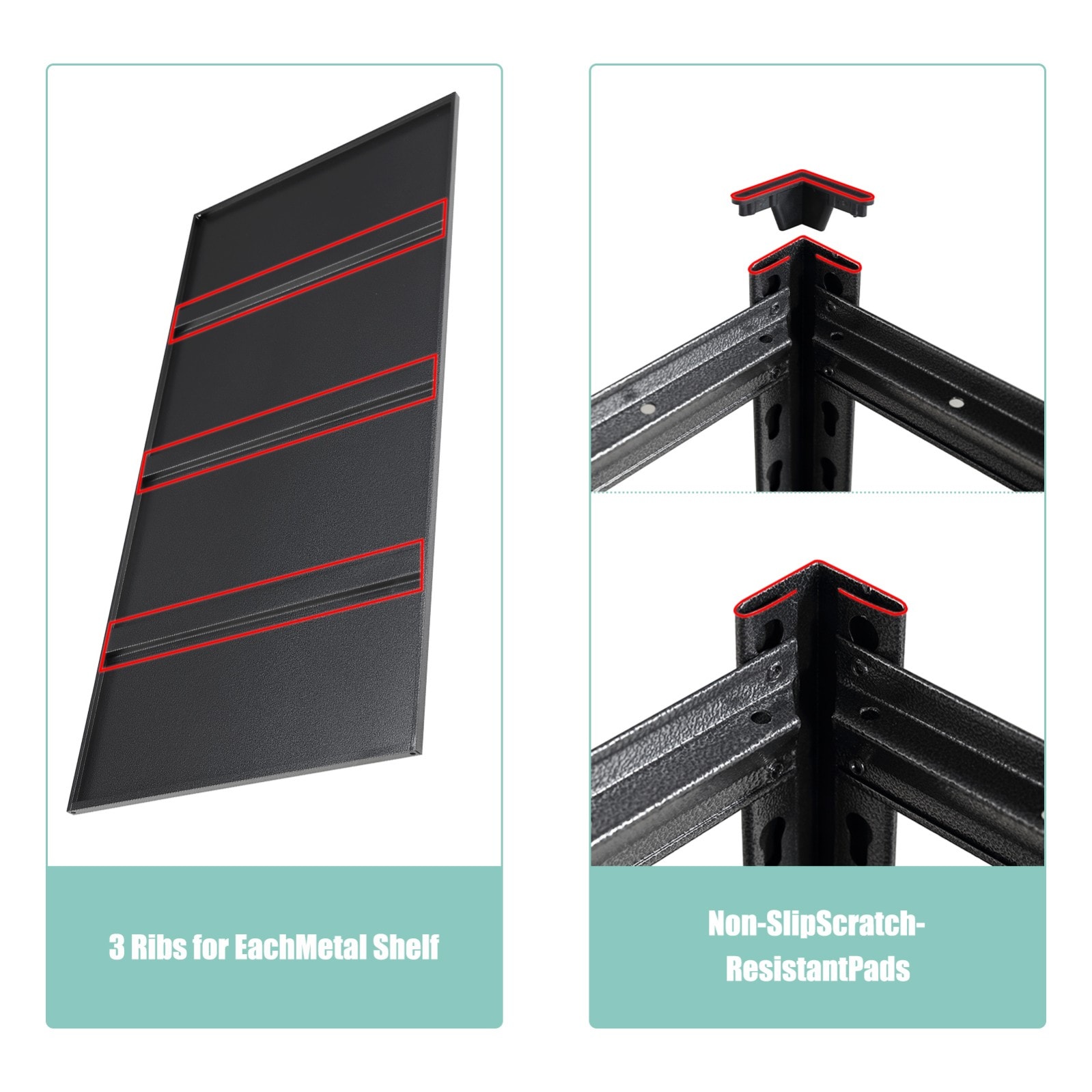 Siavonce XH44687 Free-Standing-Shelving - View #6