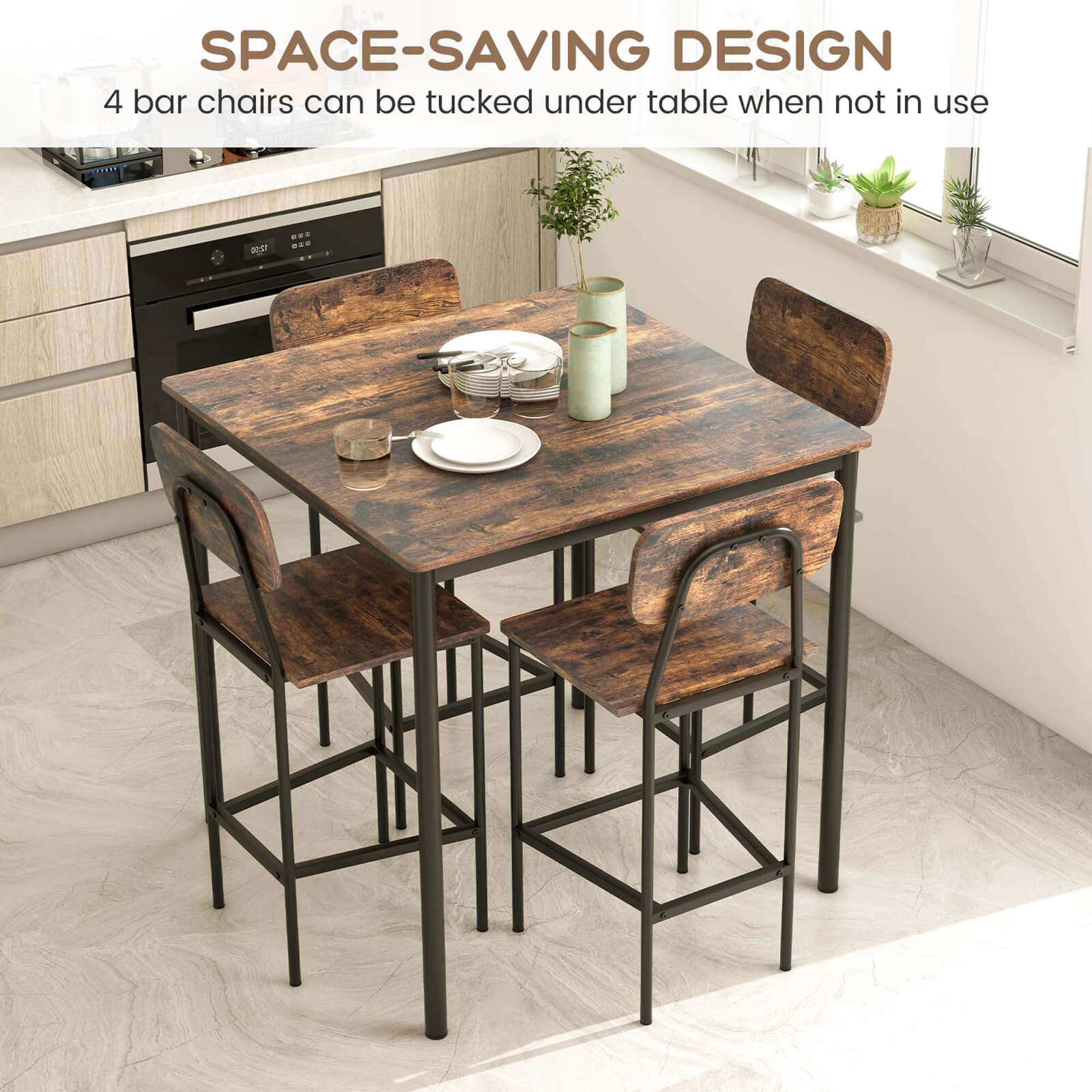 Goplus HCST00102 Dining-Sets - View #4