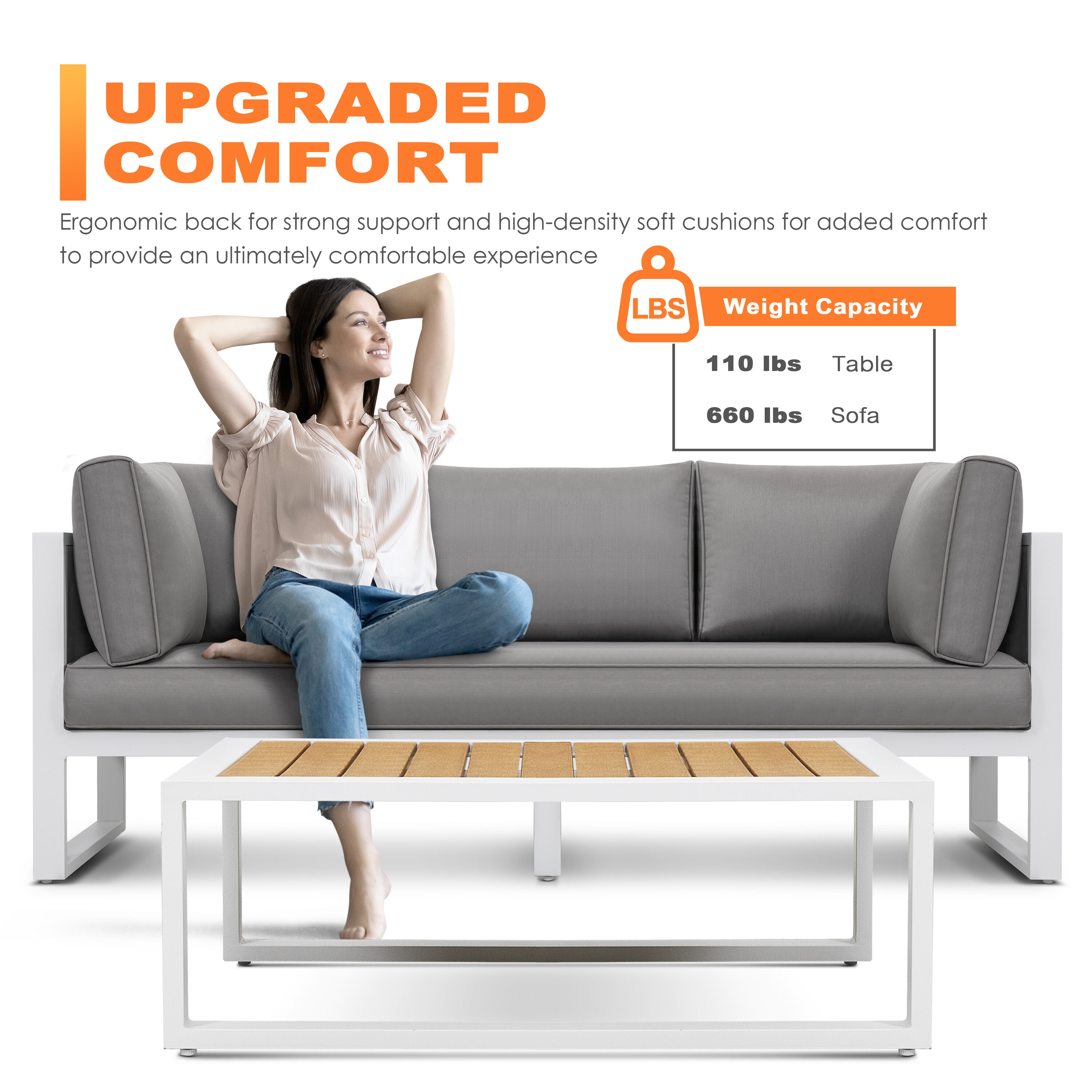 Nuu Garden ASS001-01 Patio-Sofas-Daybeds - View #3