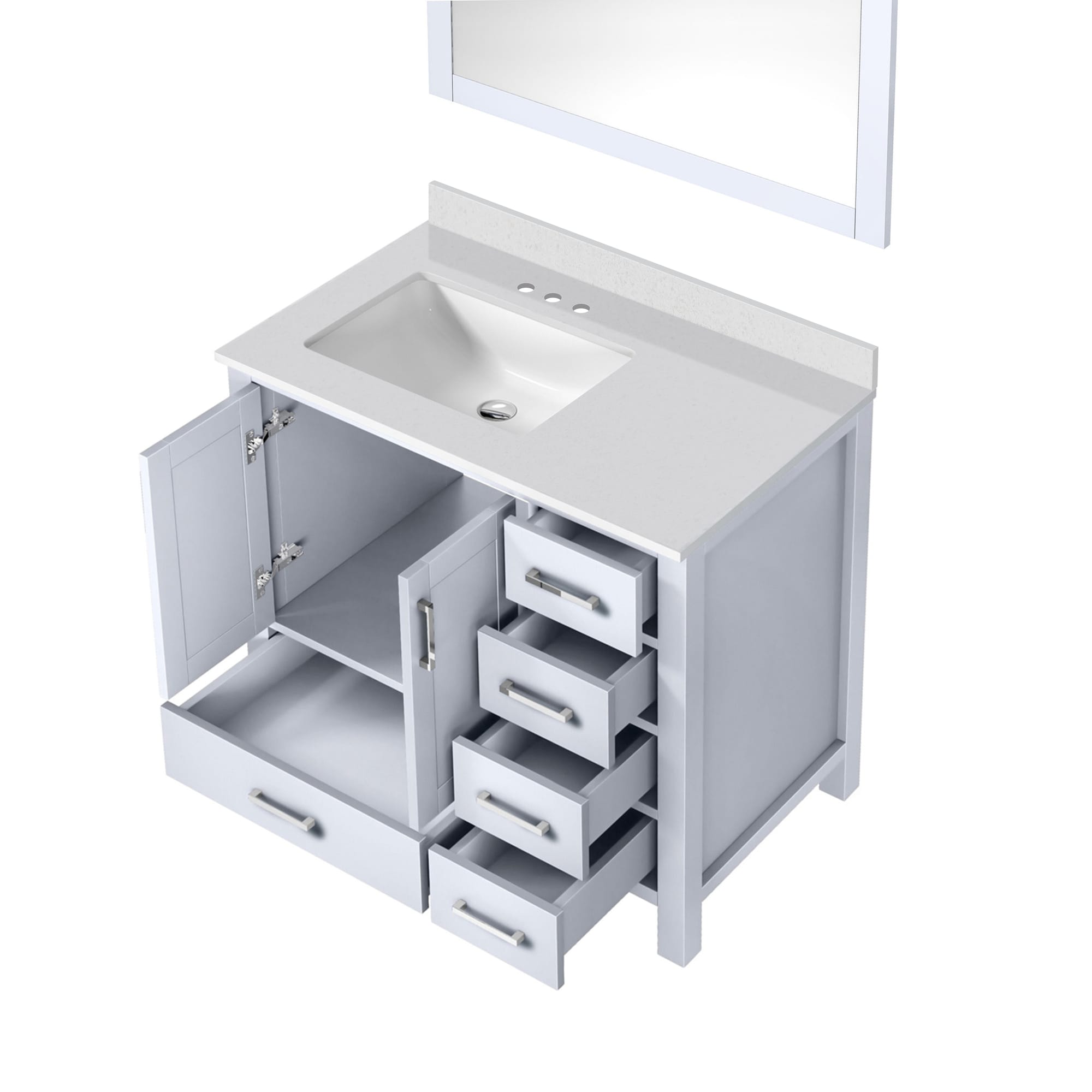 Lexora LVJ36SA310L Bath-Vanity-Combo - View #3