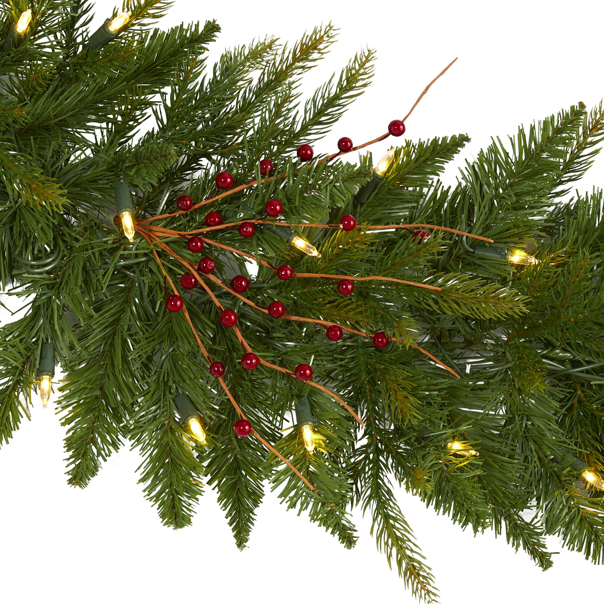 Nearly Natural 4466 Artificial-Christmas-Garland - View #4