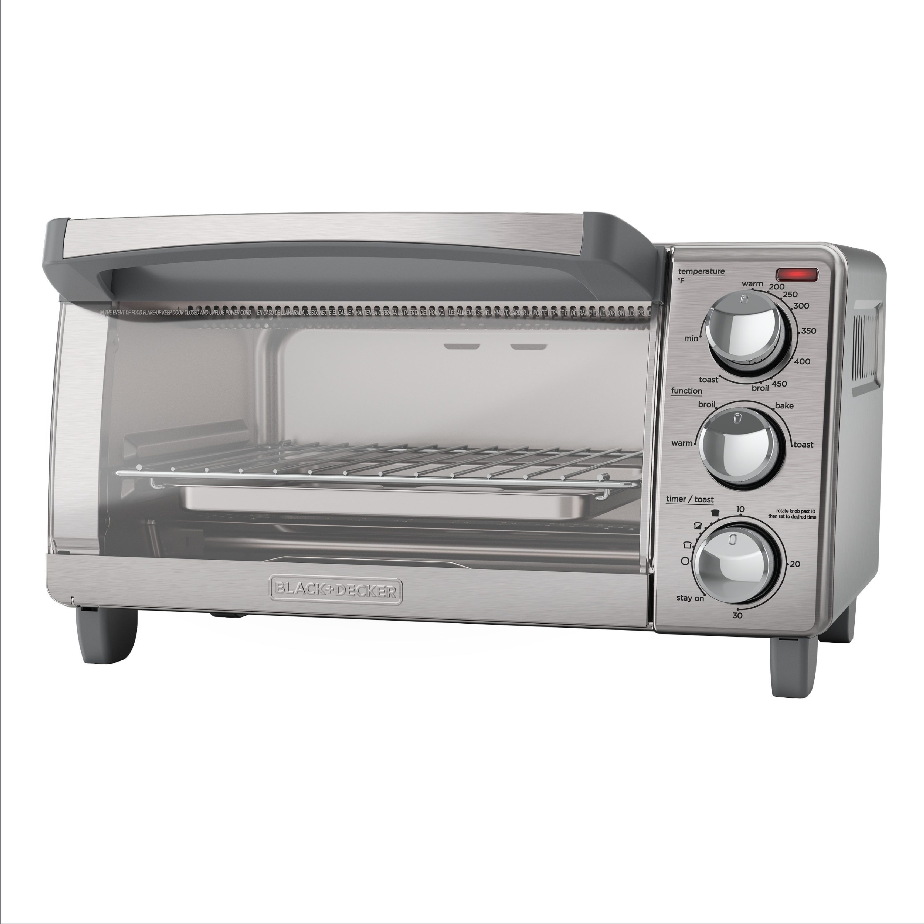 Black + Decker Rotisserie Countertop Convection Toaster Oven, Stainless  Steel, TO4314SSD & Reviews