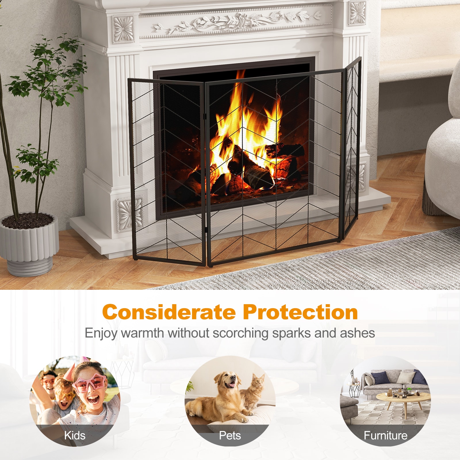 Slickblue D-CO-A-KD37111VJ Fireplace-Screens - View #4