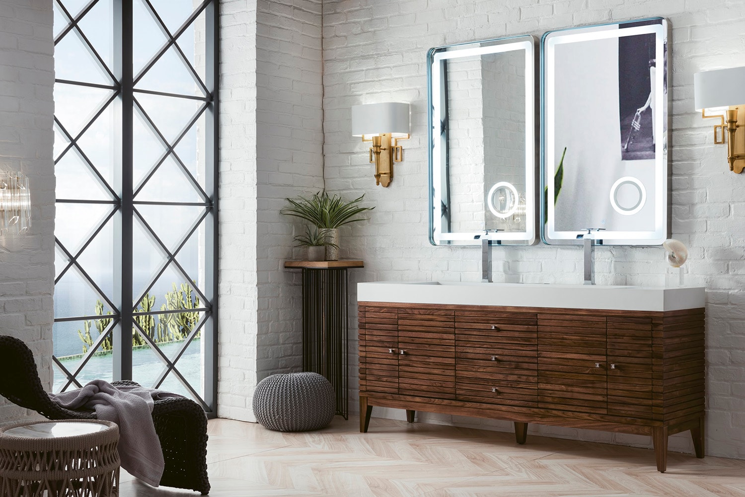 James Martin Vanities 210V72DWLTGW Bath-Vanity-Combo - View #3