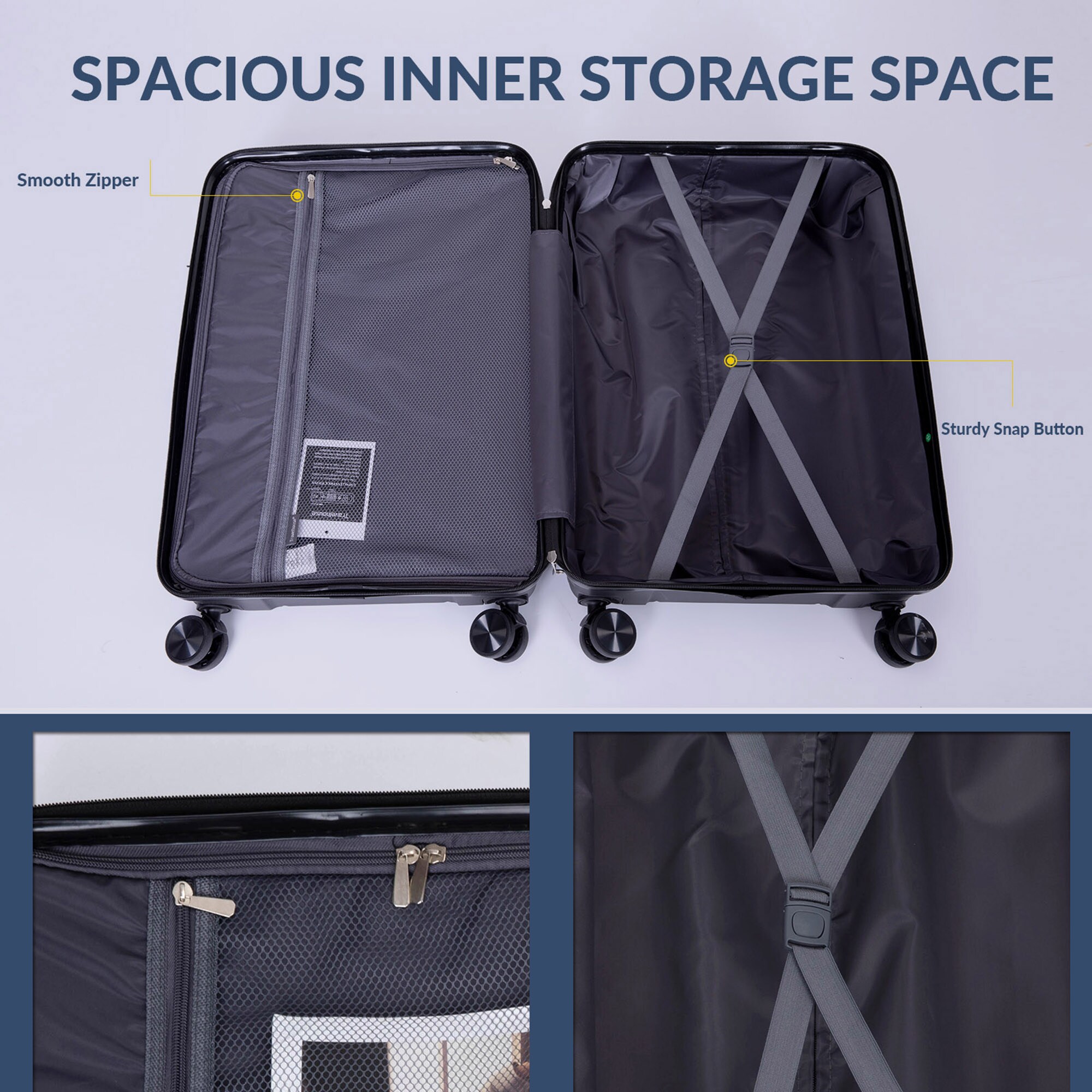 SINOFURN SYD9400008BK Luggage-And-Luggage-Sets - View #6