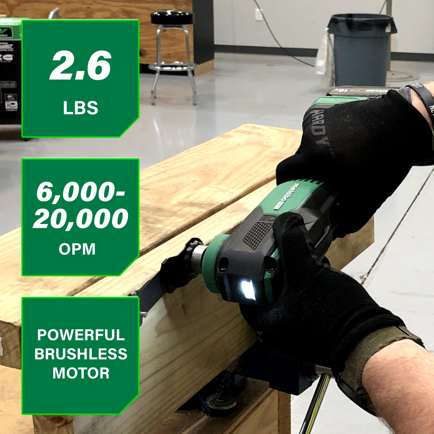 Metabo HPT CV18DAQ4M Oscillating-Tool-Kits - View #2