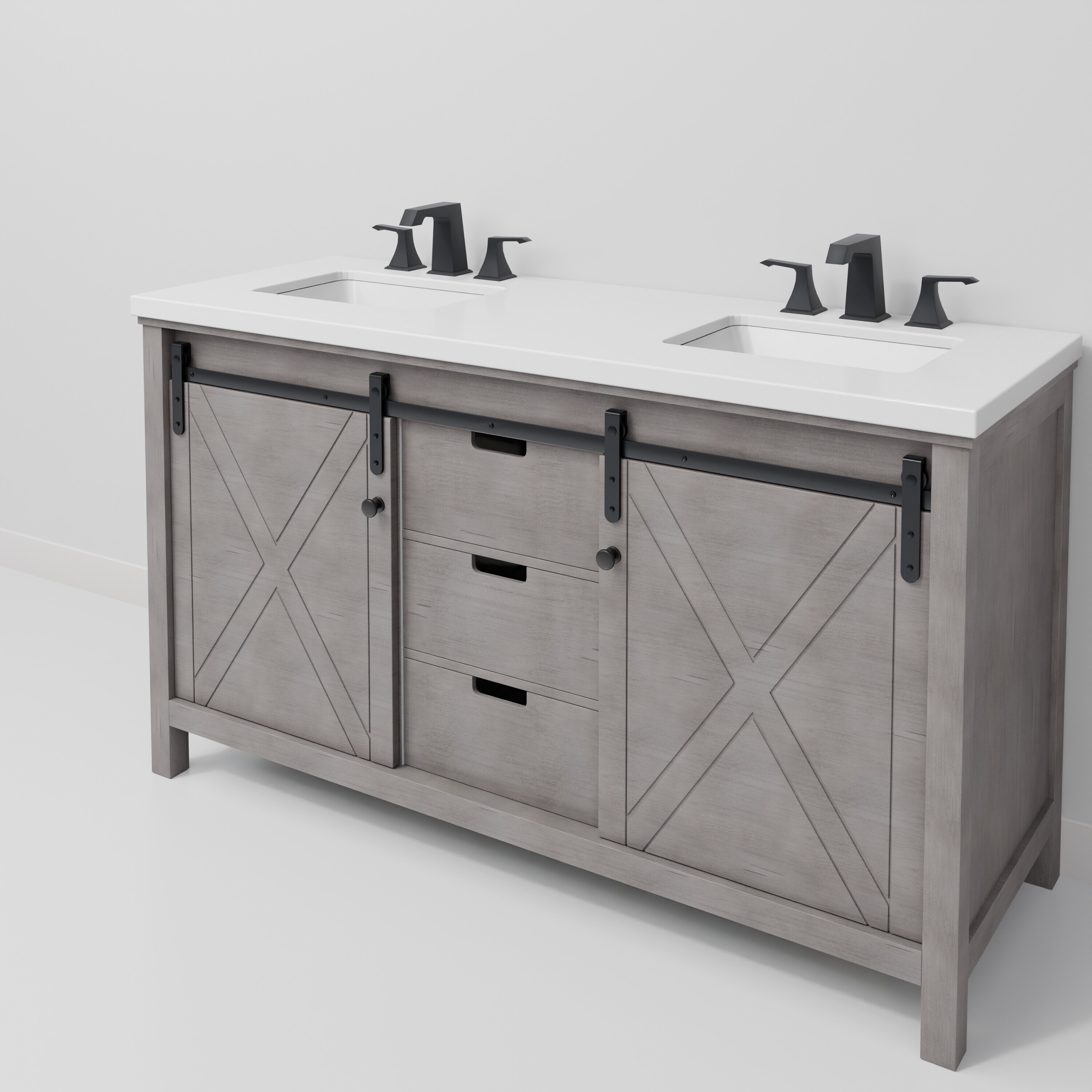 Lexora LVM60DH301 Bath-Vanity-Combo - View #6