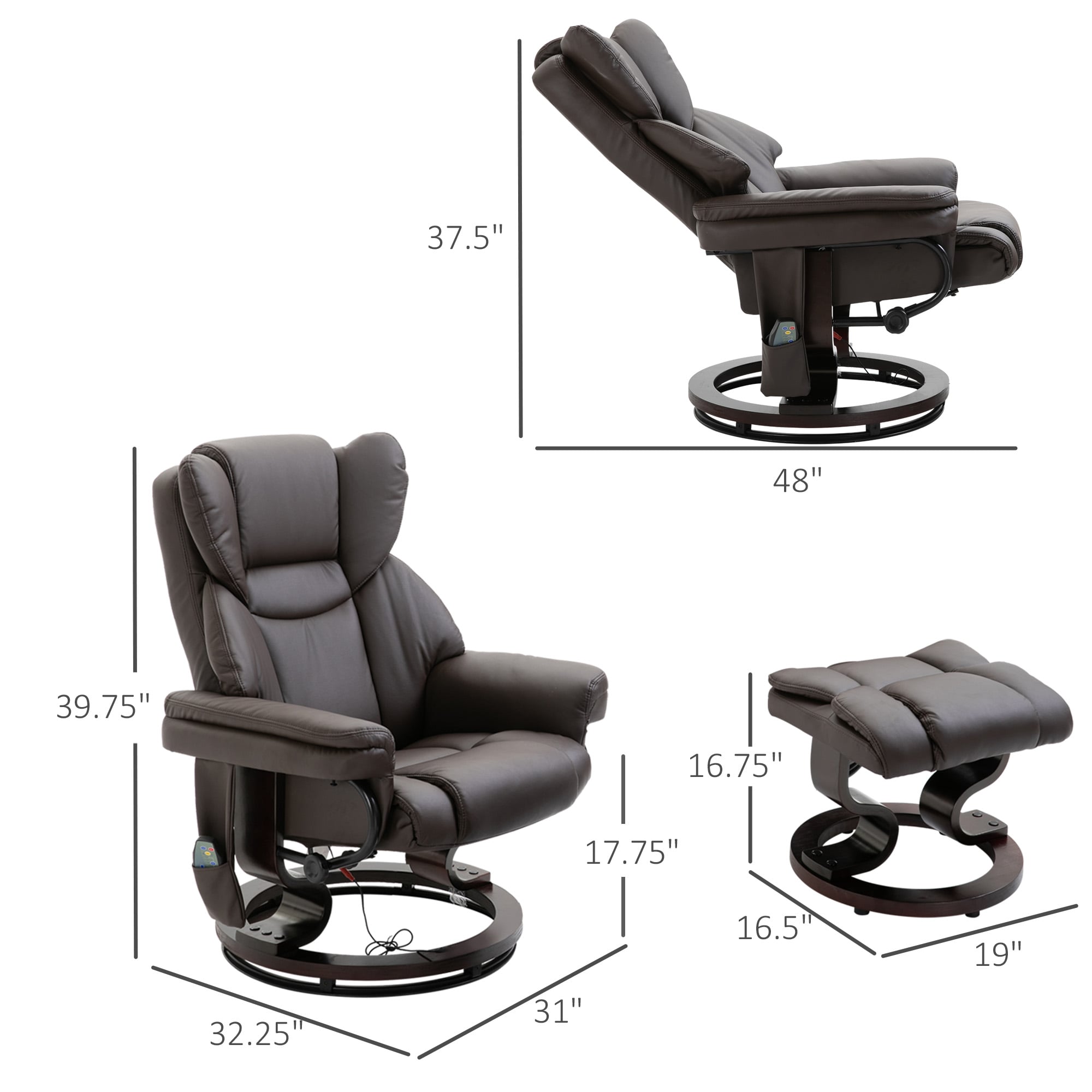 Mondawe OR-P14EA-OF recliners - View #8